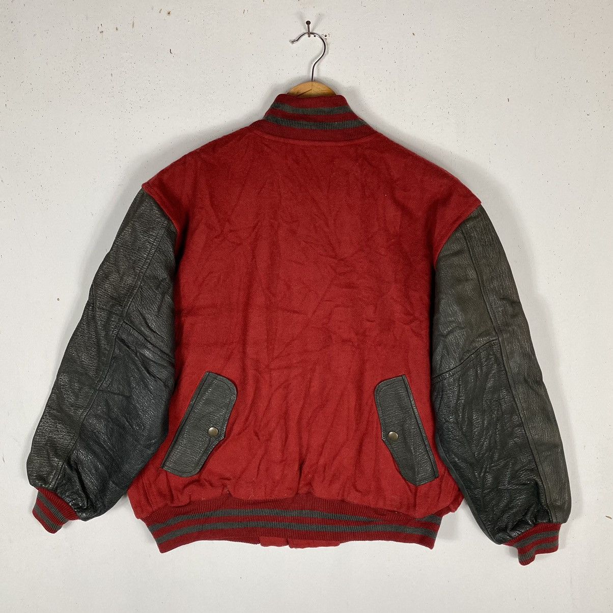 BIGI × Vintage VINTAGE 80's BIGI COMMANDING OFFICER GARMENT VARSITY JACKET Size US M / EU 48-50 / 2 - 10 Thumbnail