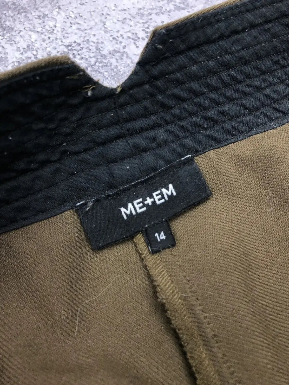 ME+EM ME+EM Vintage Streetwear Avantgarde Pants 14 Size Brown Hype Size 32" / US 10 / IT 46 - 6 Thumbnail