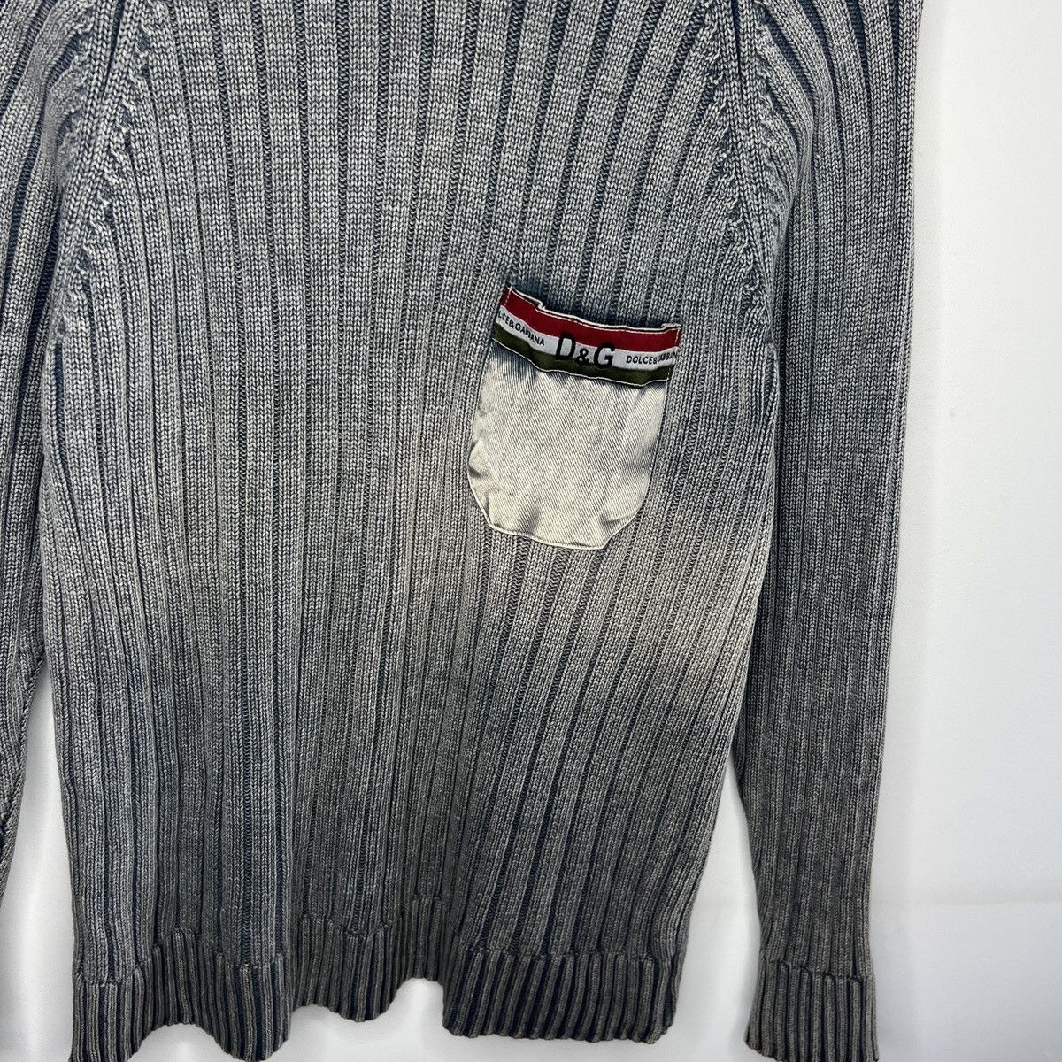 Dolce & Gabbana Vintage Dolce Gabbana Big Logo Knit Ribbed Sweater Size US M / EU 48-50 / 2 - 3 Thumbnail