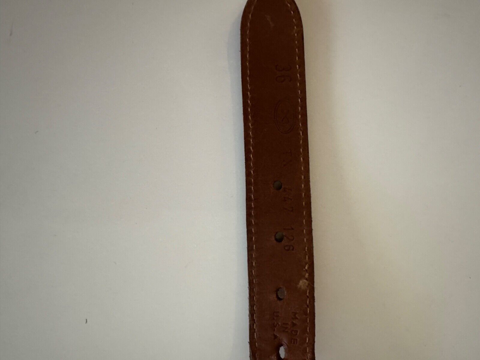 Trafalgar Trafalgar Belt Men's 36 Yellow Woven Braided Croc Size 36 - 7 Thumbnail