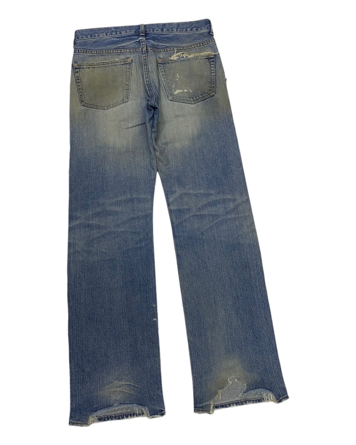 Takeo Kikuchi RARE🔥ARCHIVE TAKEO KIKUCHI DISTRESSED DENIM JEANS Size US 31 - 4 Thumbnail