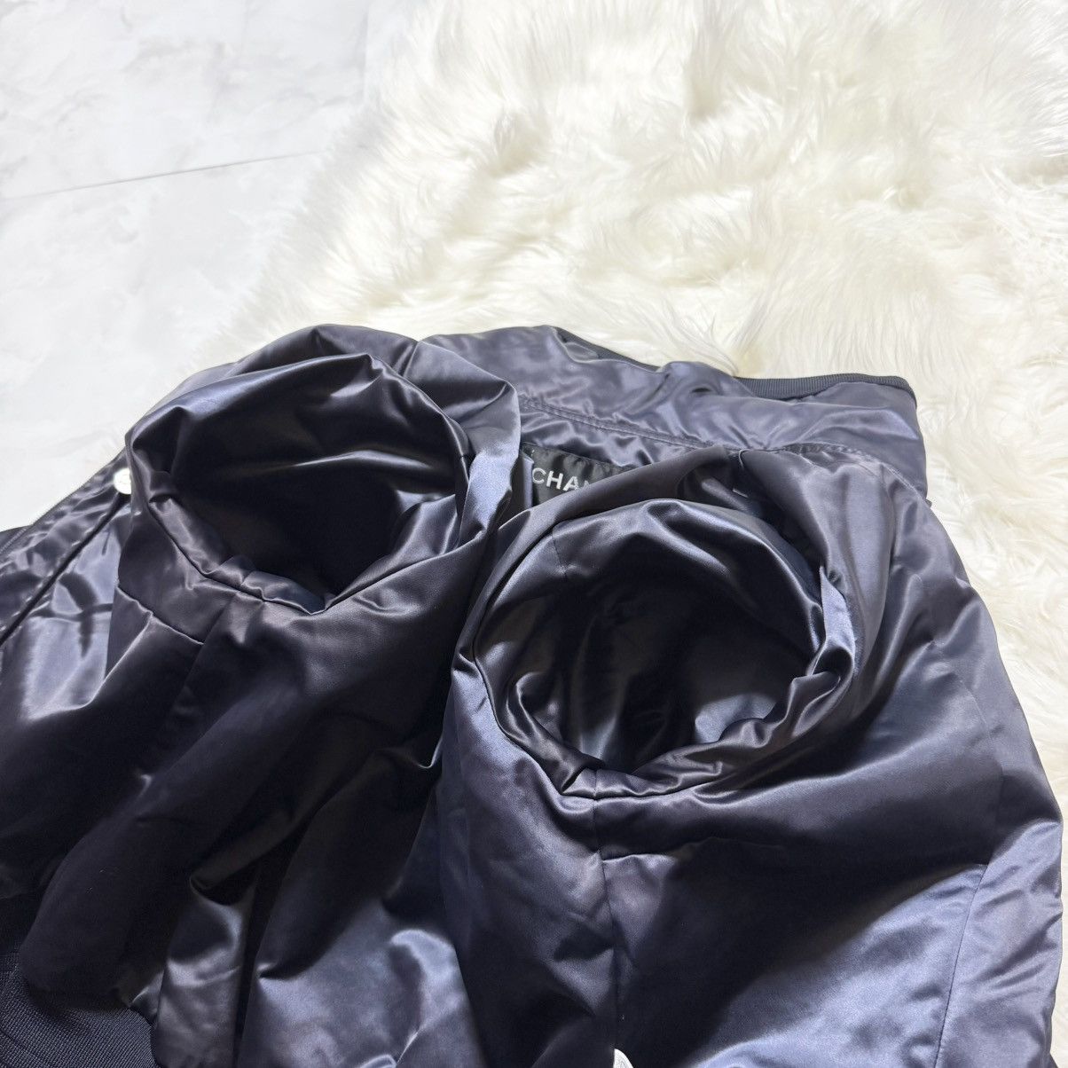 Chanel Recent Model Chanel Nylon Blouson Bomber Jacket Size XS / US 0-2 / IT 36-38 - 12 Thumbnail