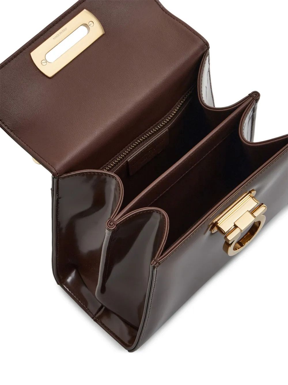 Salvatore Ferragamo o1s1rm0526 Size : OS / Shoulder Bag in Chocolate Brown Size ONE SIZE - 5 Thumbnail