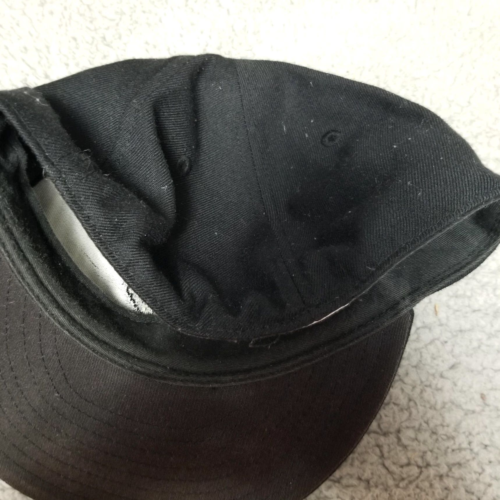 Lids VINTAGE LIDS Black Bear Cap Fitted Mens 7 1/2 Baseball Hat Wool Blend Size ONE SIZE - 5 Thumbnail
