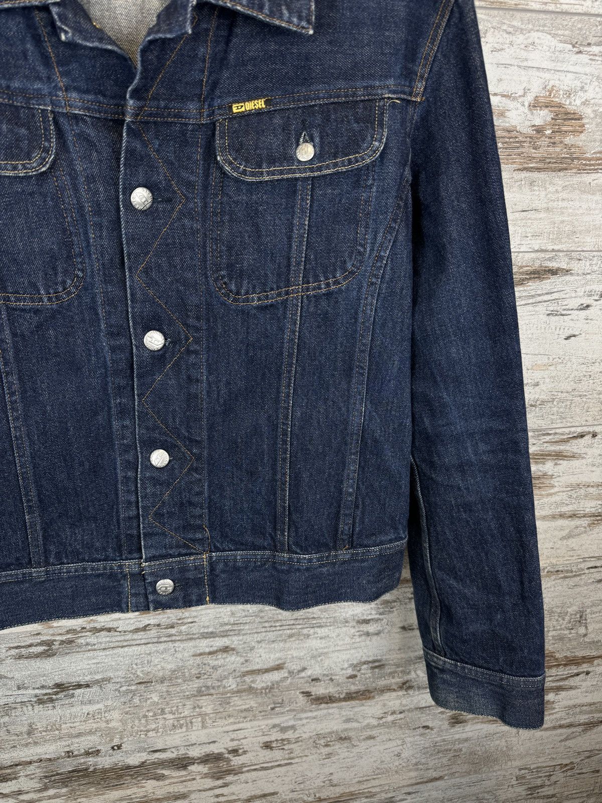 Diesel × Vintage Women’s Vintage Diesel Denim jacket bombers y2k rare Size L / US 10 / IT 46 - 5 Thumbnail