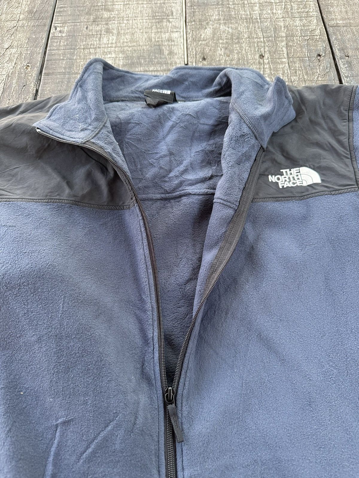 The north face fleece full zipper