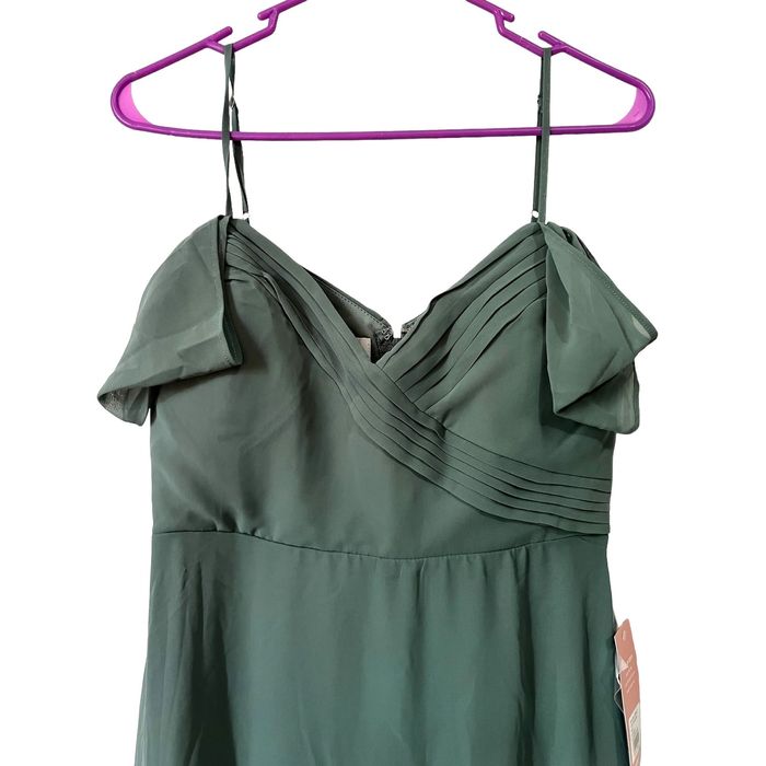 Other New Birdy Grey Spence Convertible Dress Chiffon Sea Glass Gr ...