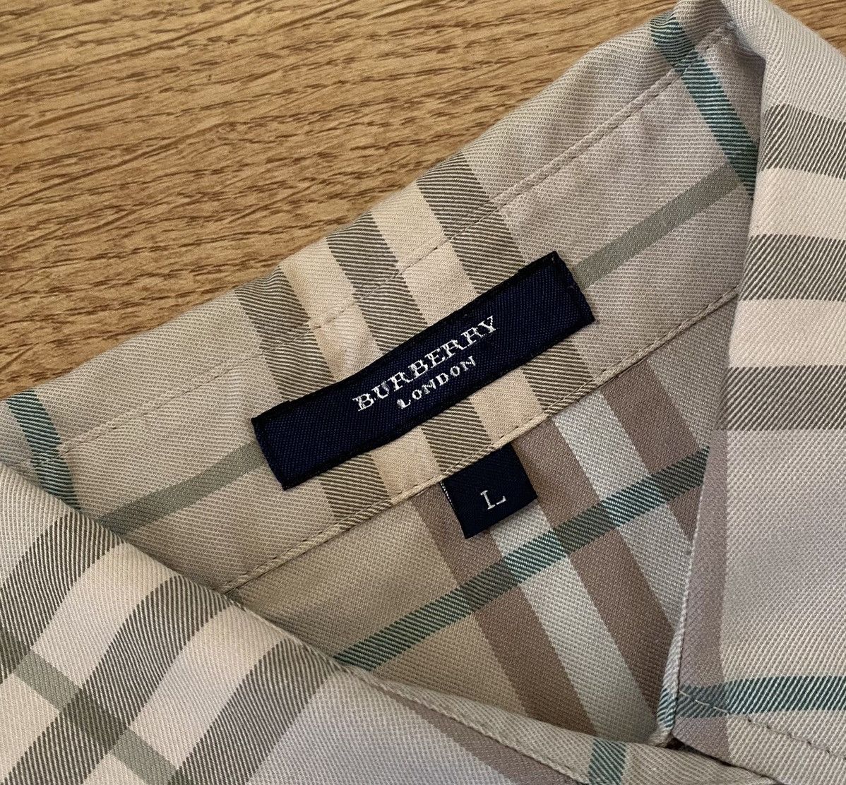 Burberry Burberry Wmns Shirt x Vintage x Luxury Size L / US 10 / IT 46 - 3 Thumbnail