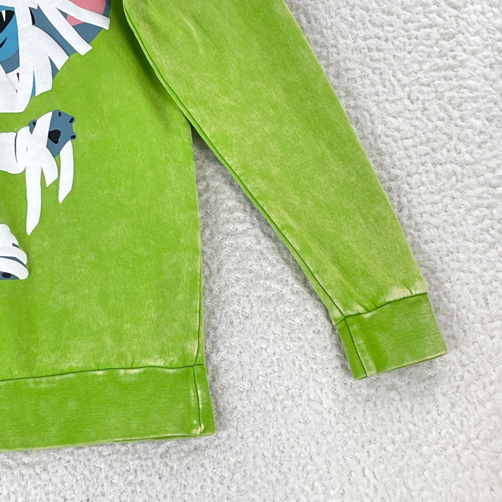 Disney Disney Lilo & Stitch Crew Neck Sweater XS Knit Shirt Women Green Pullover Casual 90s Cartoon Theme Stress: None Size XS / US 0-2 / IT 36-38 - 4 Thumbnail
