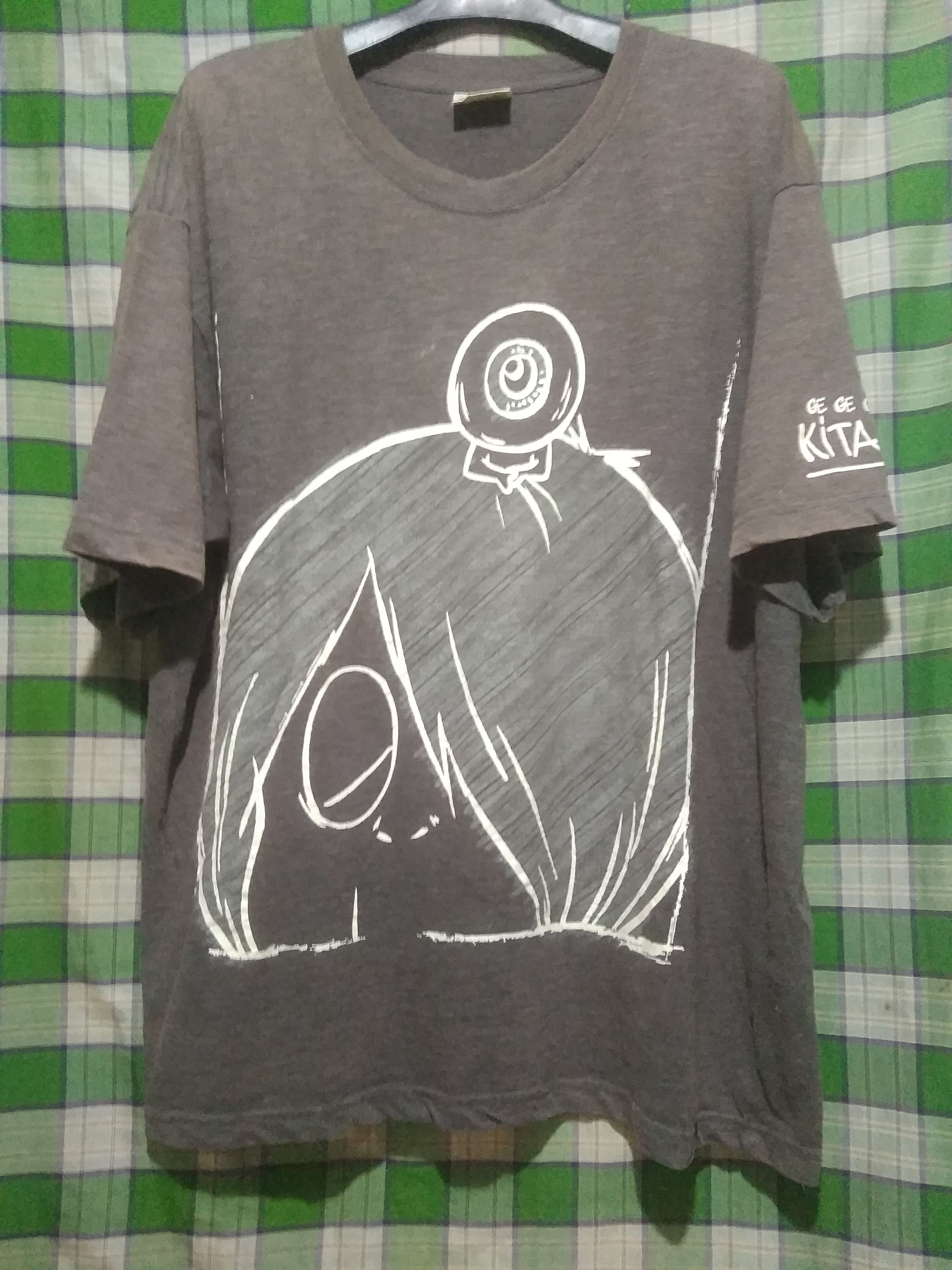 Anime Vintage anime GeGeGe No Kitaro t shirt manga cartoon rare Size US XL / EU 56 / 4 - 1 Thumbnail