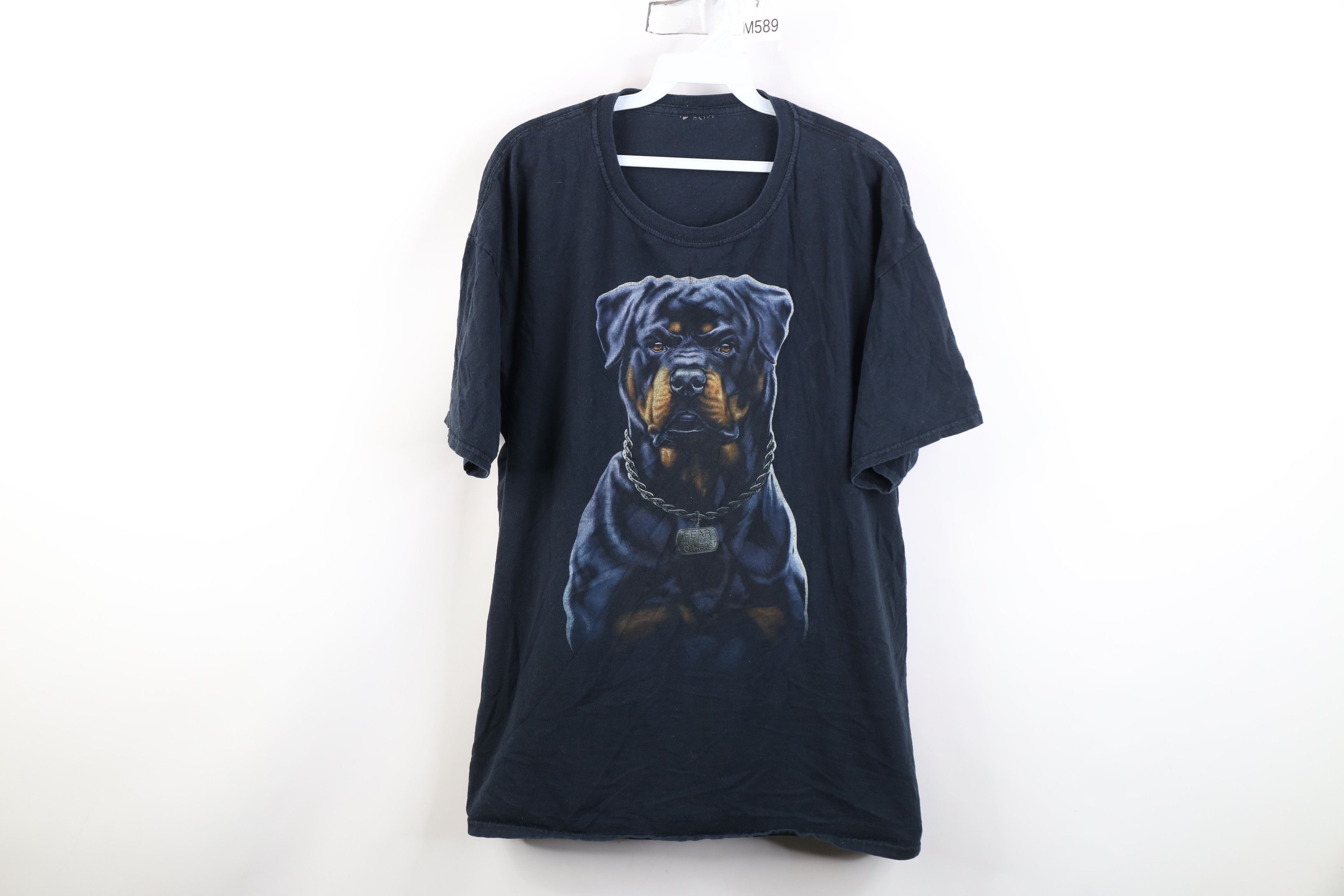 Vintage Vintage 90s Y2K Streetwear Dog Short Sleeve T-Shirt Size US XL / EU 56 / 4 - 1 Thumbnail