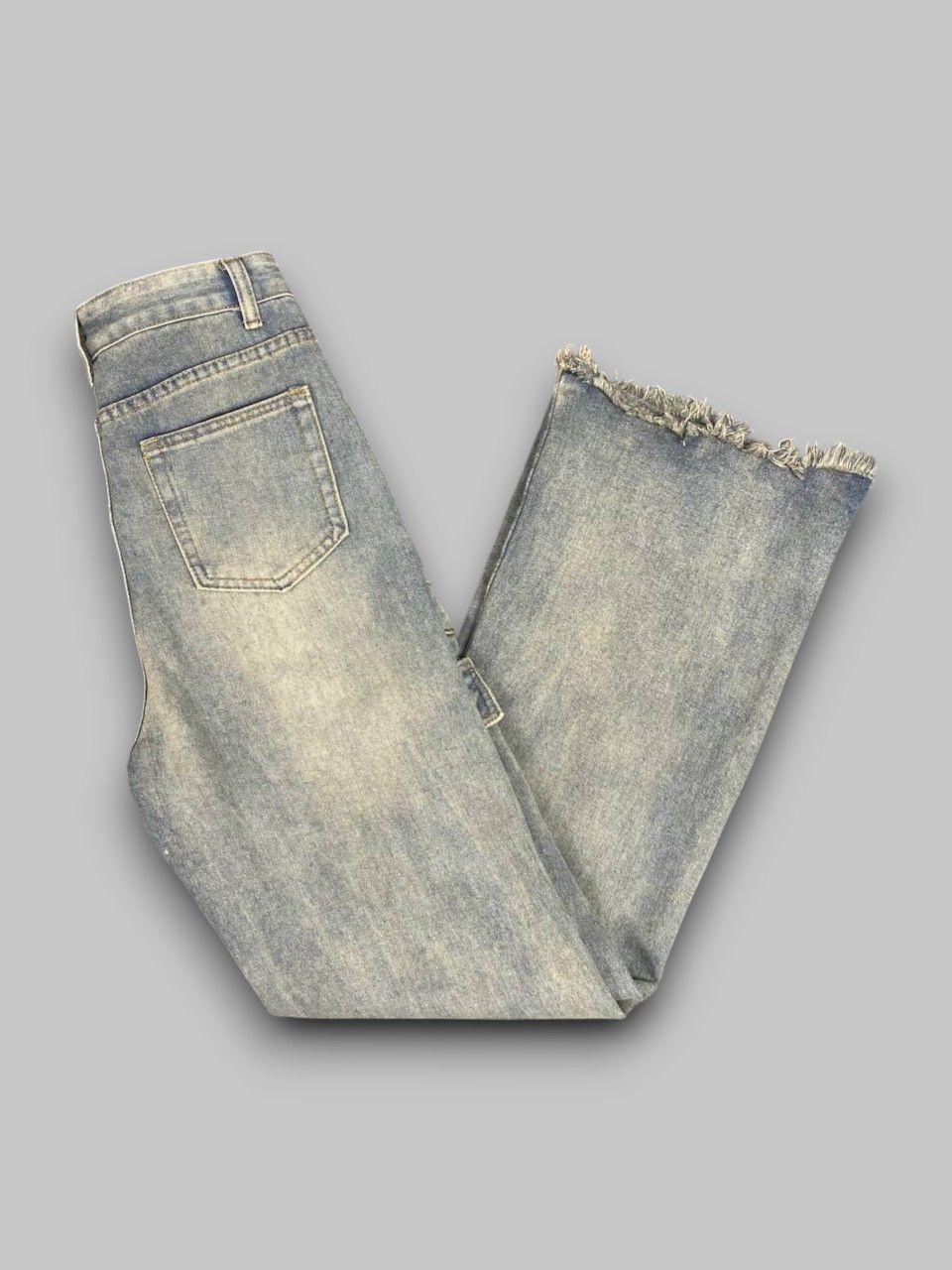 Japanese Brand vintage japanese brand bootcut flare denim nice design Size US 29 - 1 Thumbnail
