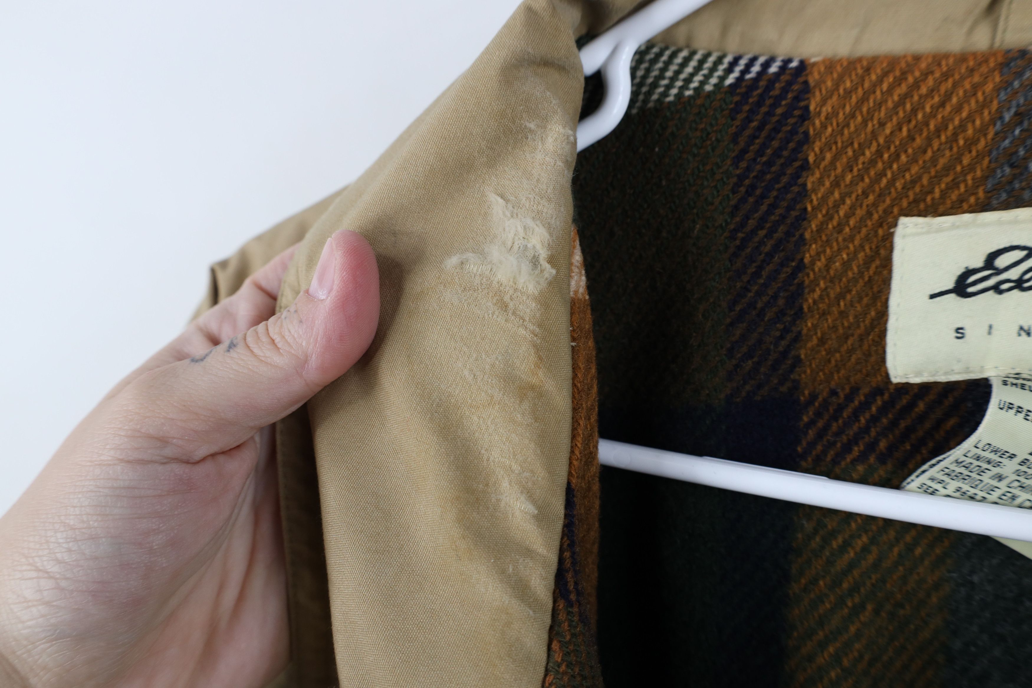 Eddie Bauer × Vintage Vintage 90s Eddie Bauer Wool Lined Mountain Parka Jacket Size US XL / EU 56 / 4 - 6 Thumbnail