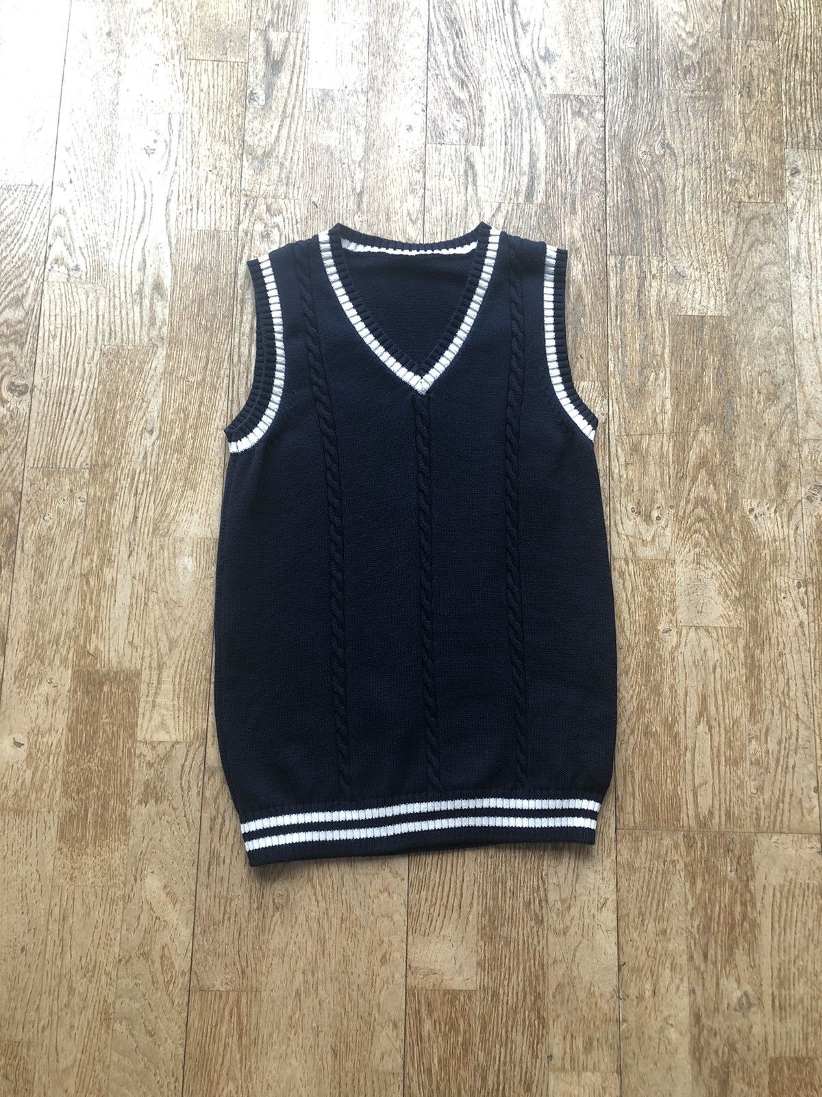 Other × Vintage VINTAGE QUALITY JAPANESE WOOL SWEATER VEST Size US M / EU 48-50 / 2 - 1 Thumbnail