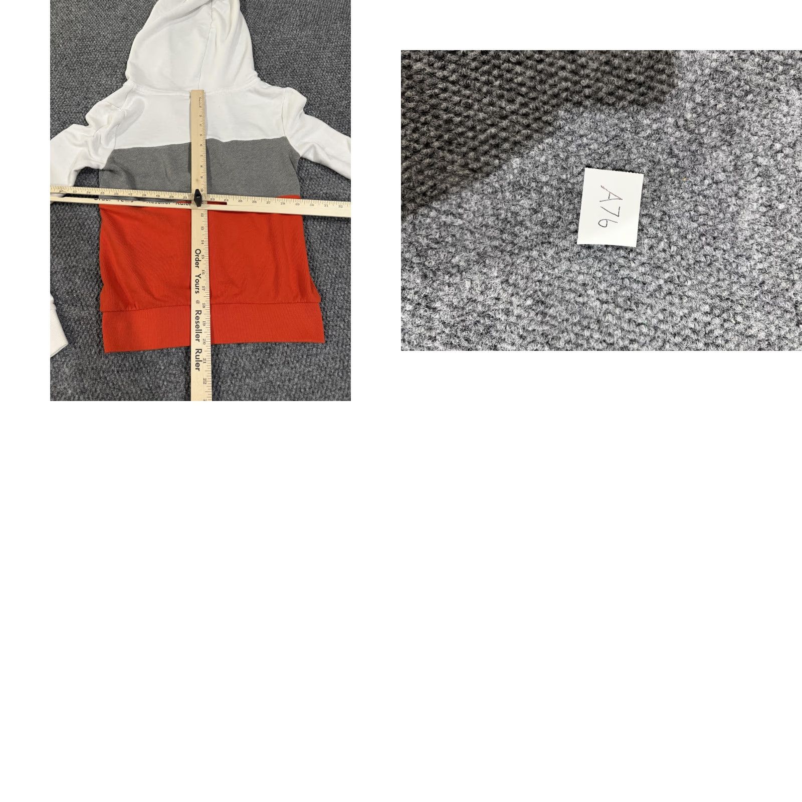 Pinko PINK Victoria's Secret Hoodie Juniors XS White Gray Red Colorblock Full Zip Logo Size XS / US 0-2 / IT 36-38 - 8 Thumbnail