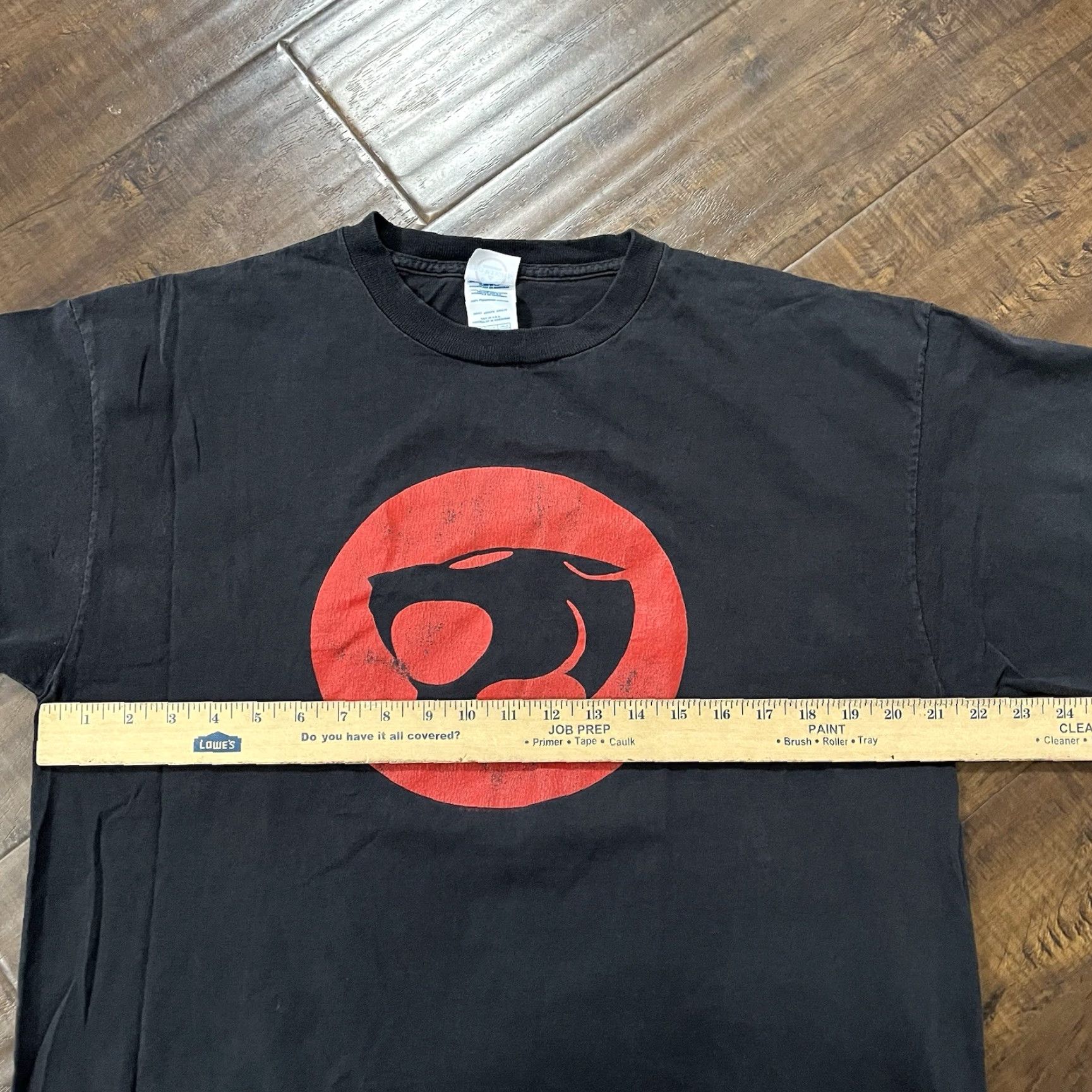 Delta VINTAGE Thunder Cats T-Shirt 1999 Warner Bros Movie Cartoon Promo Tee XL Black Cotton Logo Men Short Sleeve Crew Neck 90s 1990s Vintage Size US XL / EU 56 / 4 - 4 Thumbnail