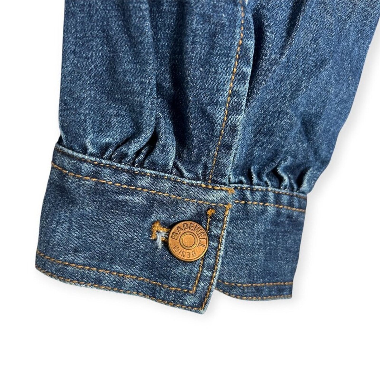 Madewell Madewell Indigo Denim Utility Jumpsuit Size 8 Size 30" / US 8 / IT 44 - 14 Thumbnail