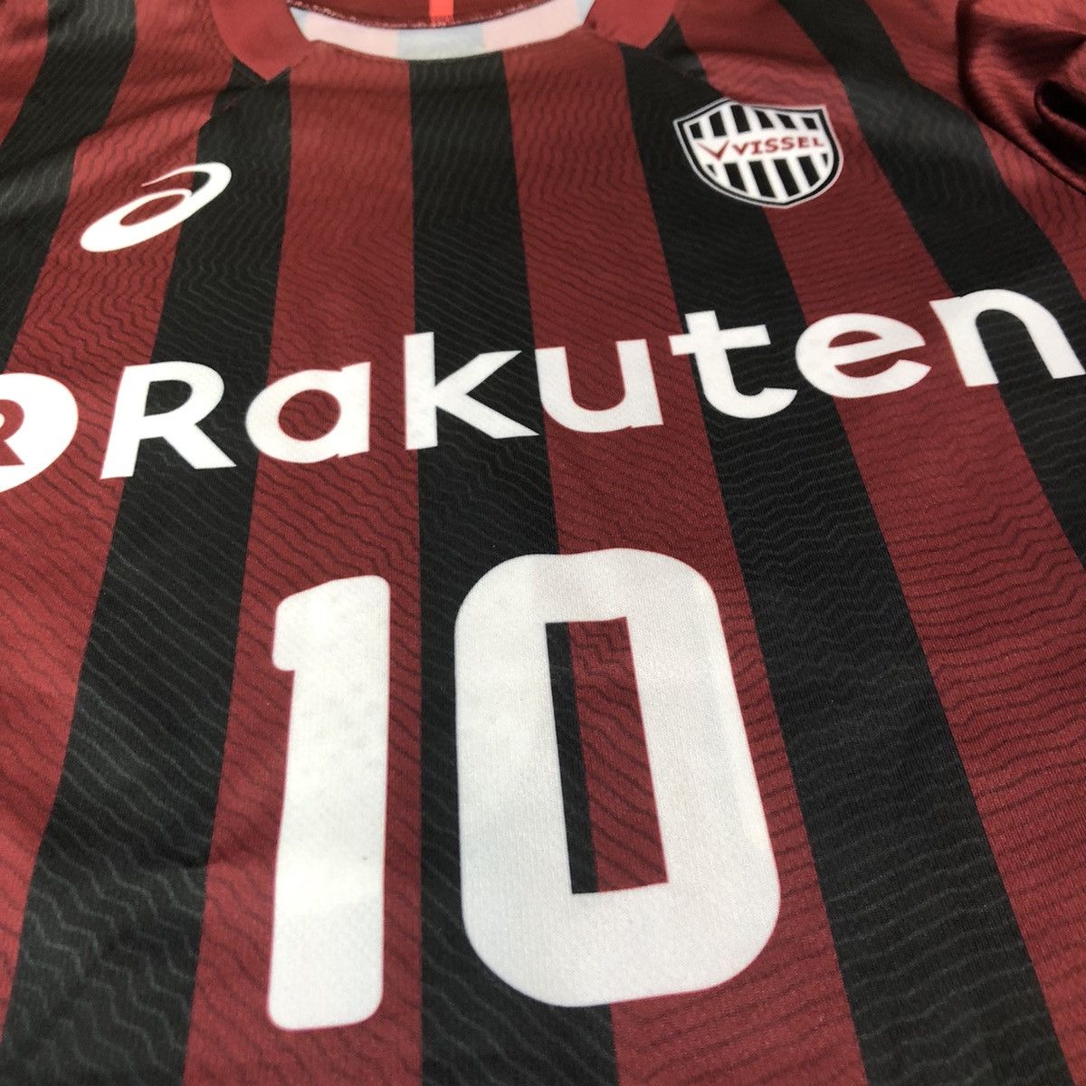 Asics × Japanese Brand Kobe vissel 2017 home shirt #10 Podolski Size US XL / EU 56 / 4 - 4 Thumbnail