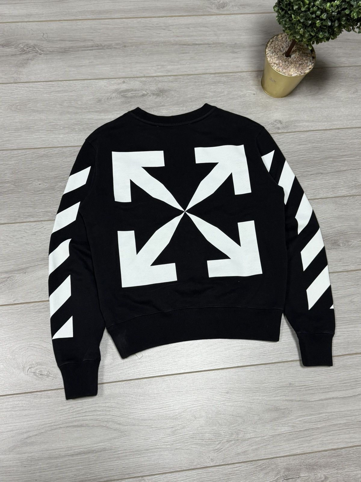Off-White Off-White Mona Lisa tapes arrows sweatshirt Size US XS / EU 42 / 0 - 12 Thumbnail