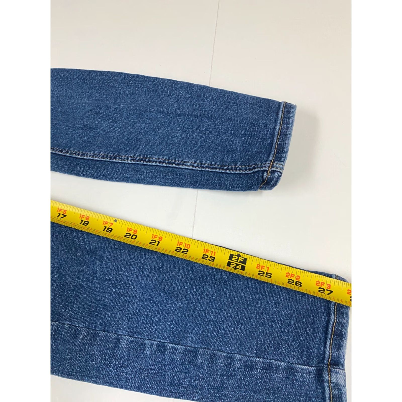 Topshop Topshop Jeans 22 blue denim Moto Jamie Regular Straight Women Size 40" / US 18 - 6 Thumbnail