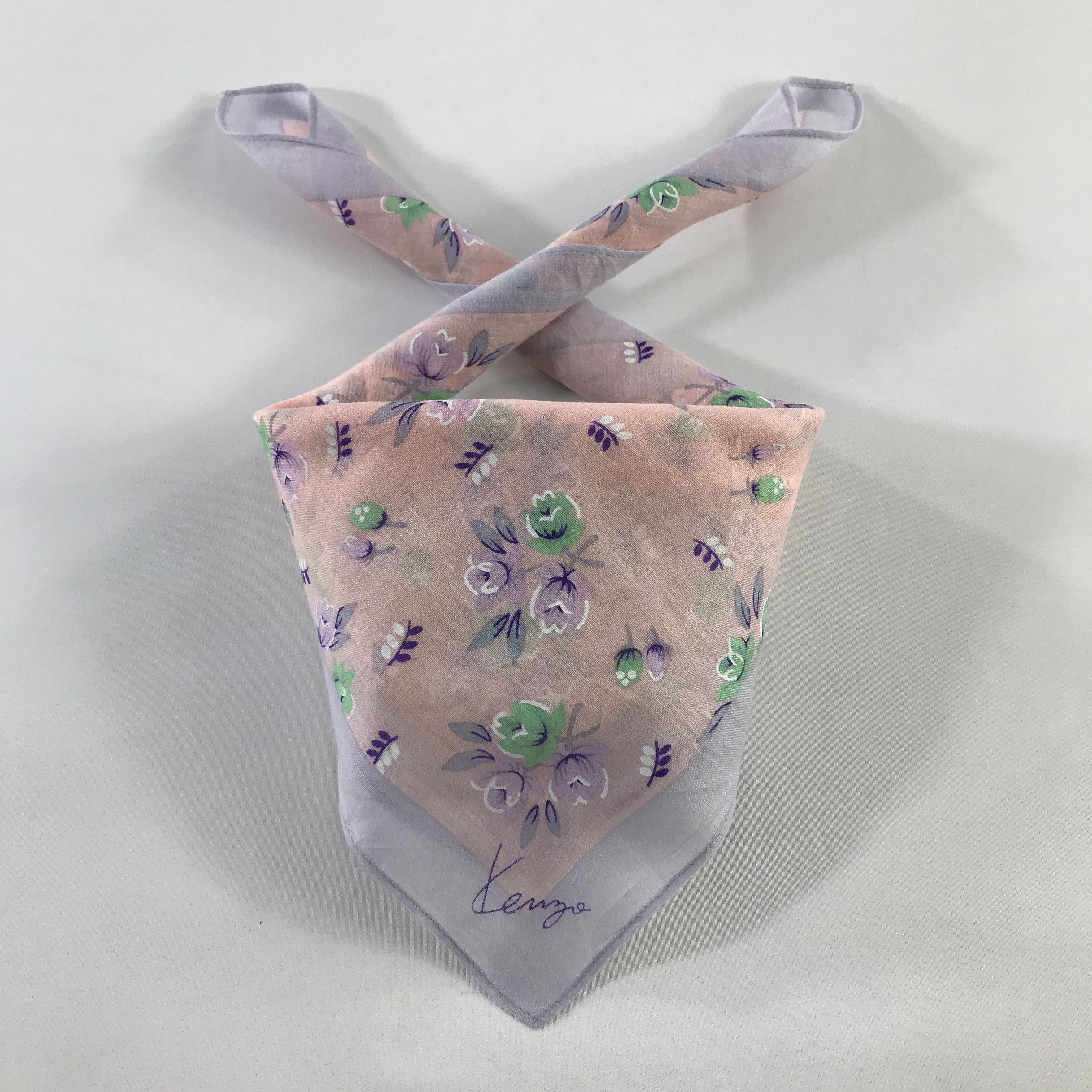 Kenzo × Vintage Kenzo Bandana / Handkerchief / Neckerchief - S548 Size ONE SIZE - 3 Thumbnail