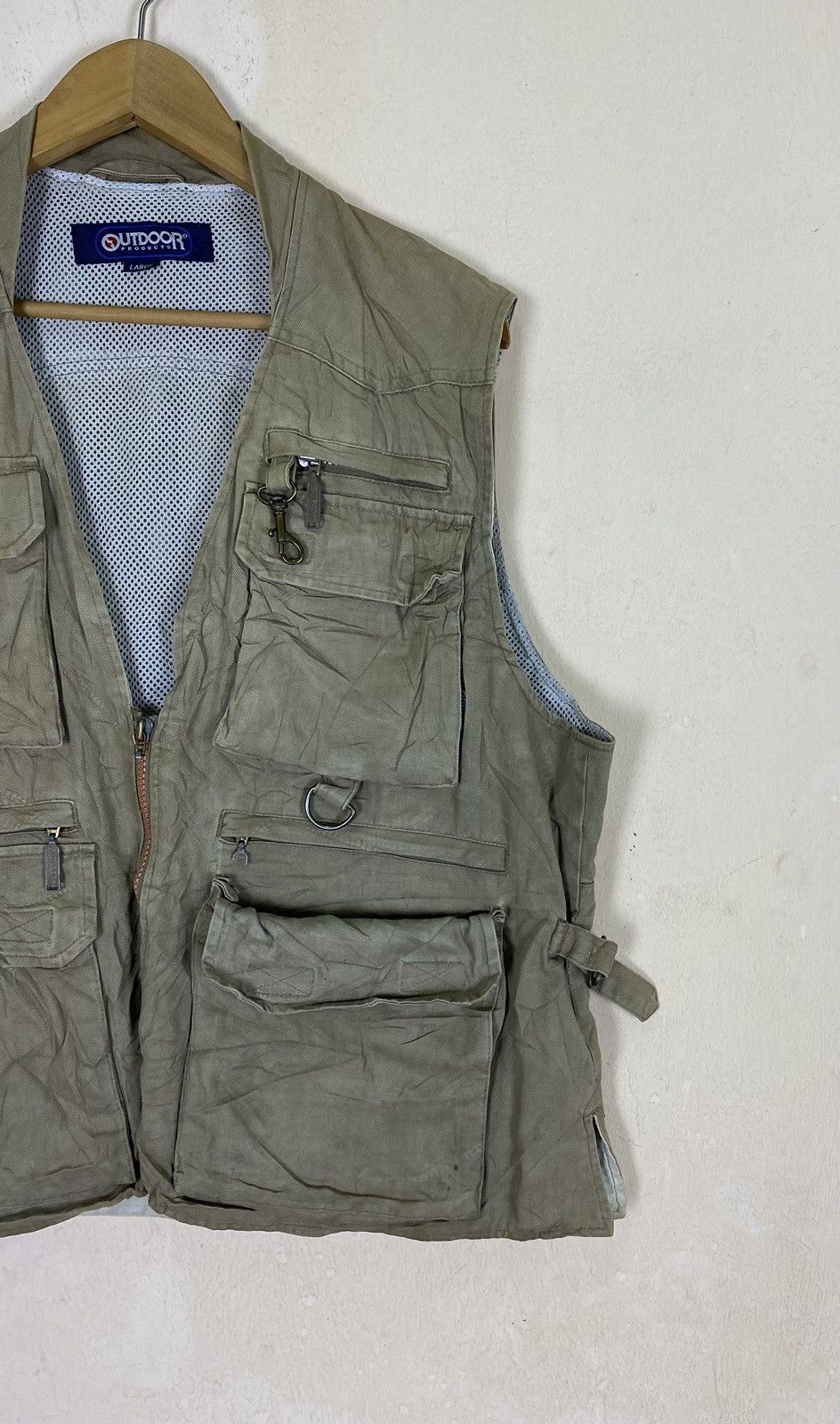 Vintage Vintage Outdoor Tactical Vest Jacket Size US L / EU 52-54 / 3 - 2 Thumbnail