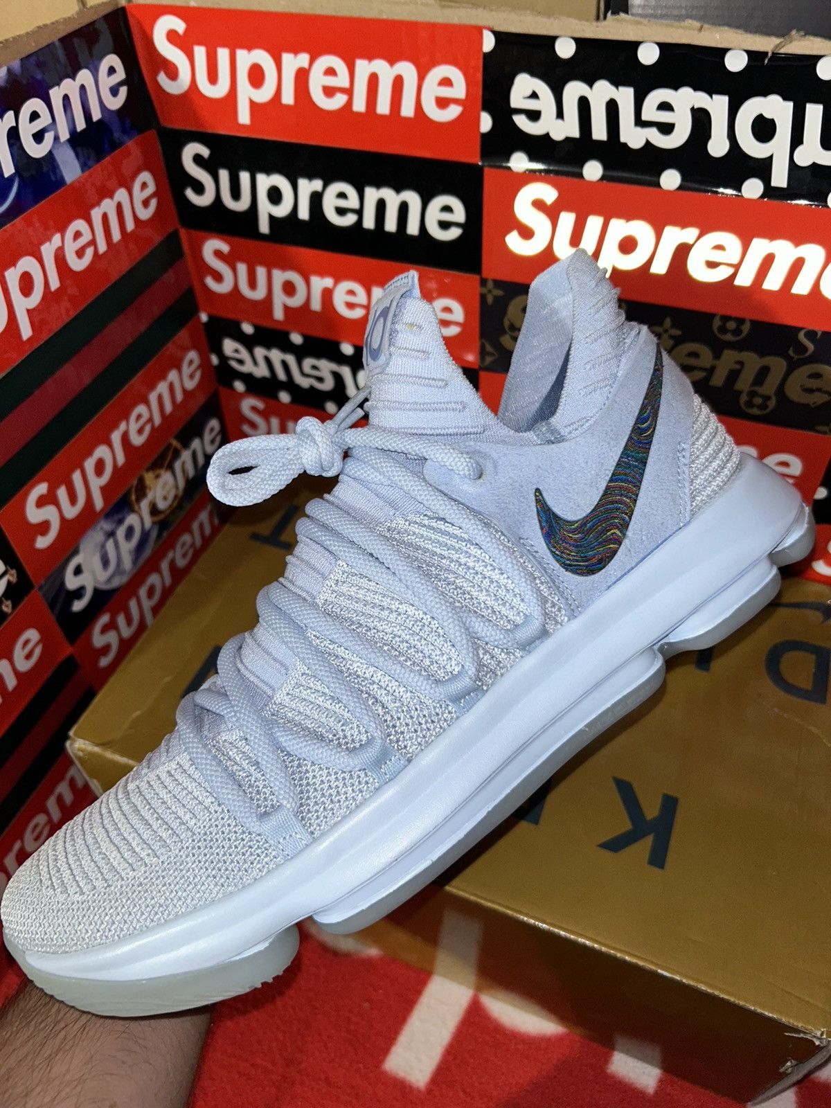 Nike Nike KD 10 Limited 'Anniversary' - 897817 900 size 12 NEW Size US 12 / EU 45 - 7 Thumbnail