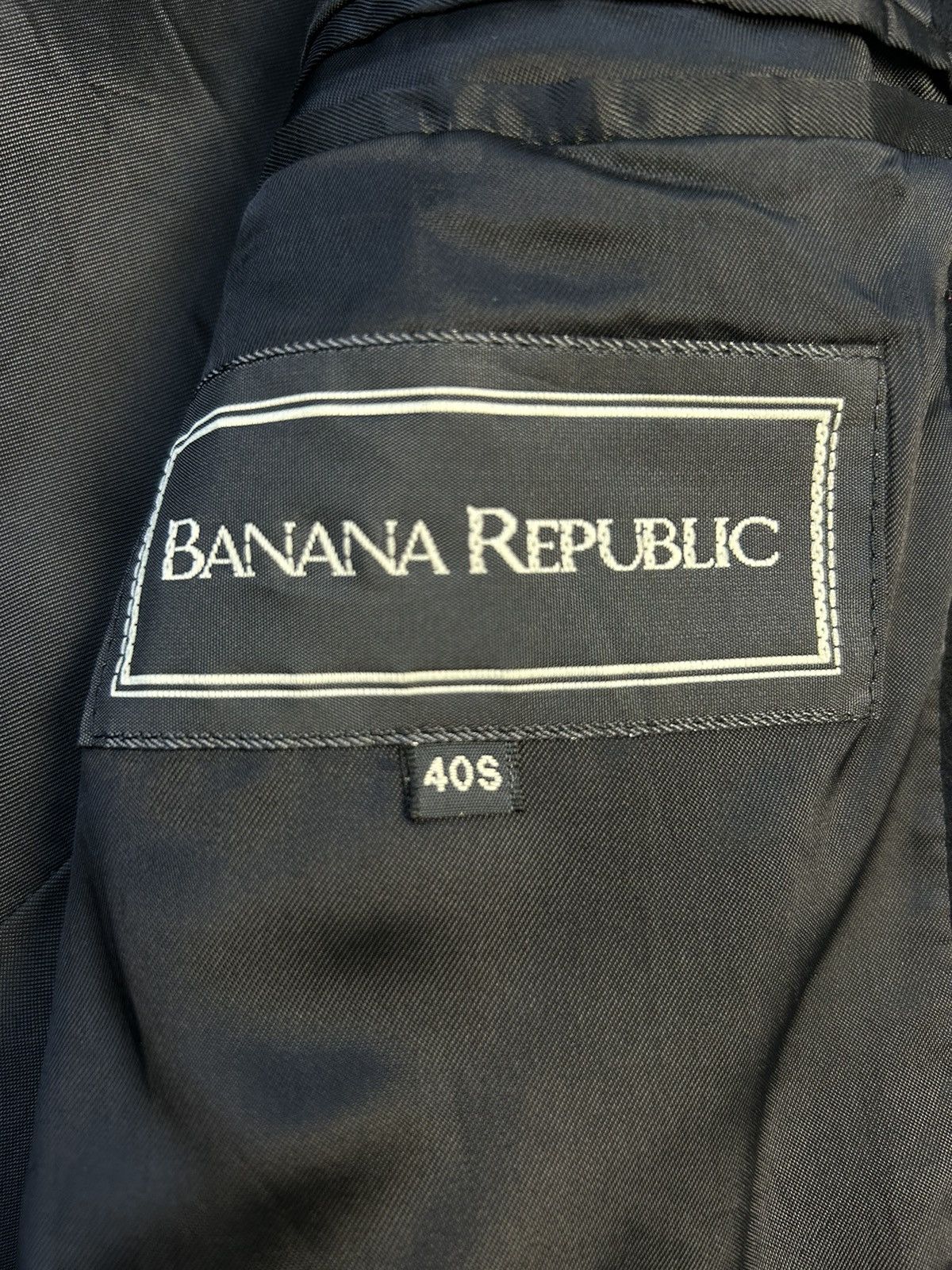 Banana Republic × Designer BANANA REPUBLIC WOOL SINGLE BREAST BLAZER Size 40S - 4 Thumbnail