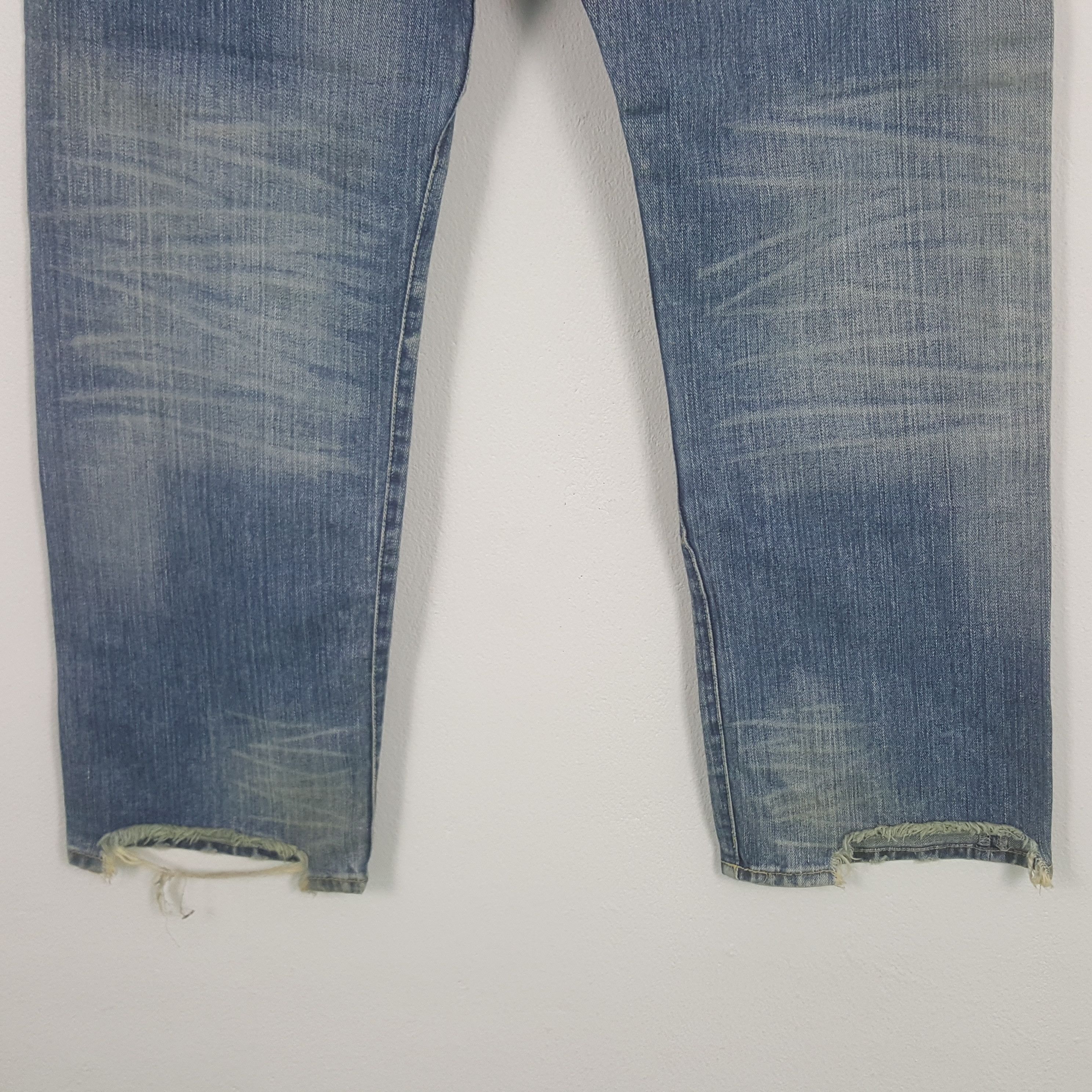 Japanese Brand Vintage Exribitionist Japanese Patchwork Denim Jeans Size US 32 / EU 48 - 6 Thumbnail