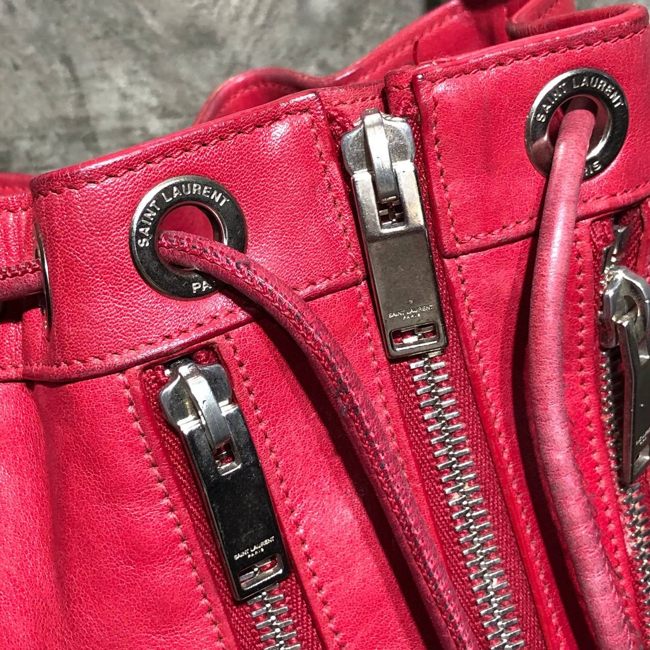 Saint Laurent Paris Saint Laurent Paris Rider Bucket Bag Size ONE SIZE - 9 Thumbnail