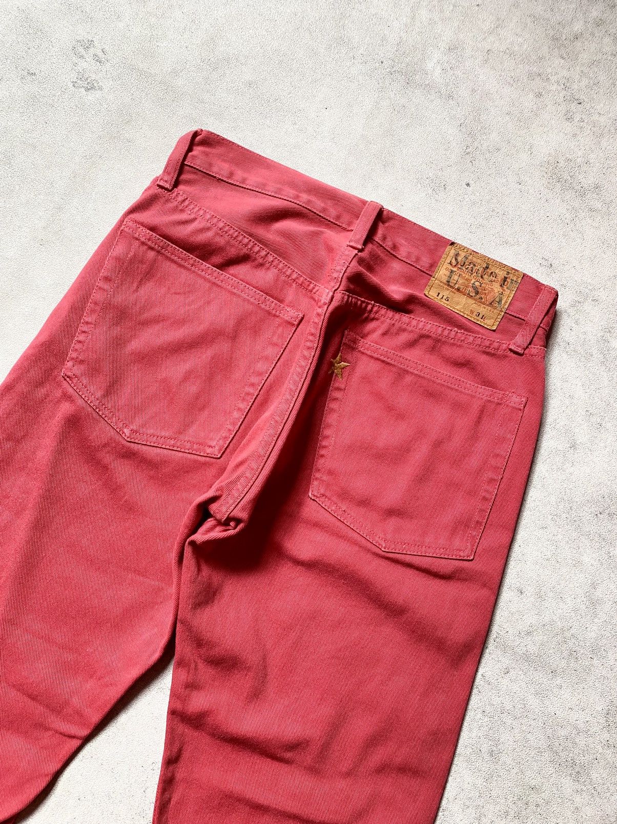 Sugar Cane 🔥RARE🔥 VTG SUGAR CANE RED DENIM Size US 31 - 3 Thumbnail