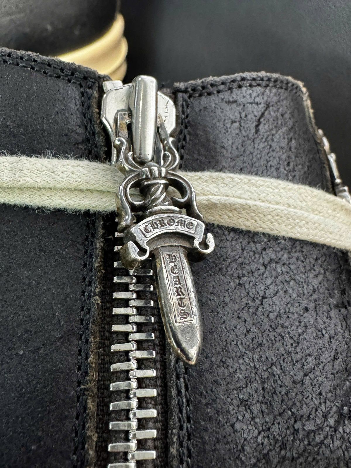 Chrome Hearts × Rick Owens RAREST Rick Owens x Chrome Hearts Mainline High Top Sneaker Size US 7.5 / EU 40-41 - 5 Thumbnail