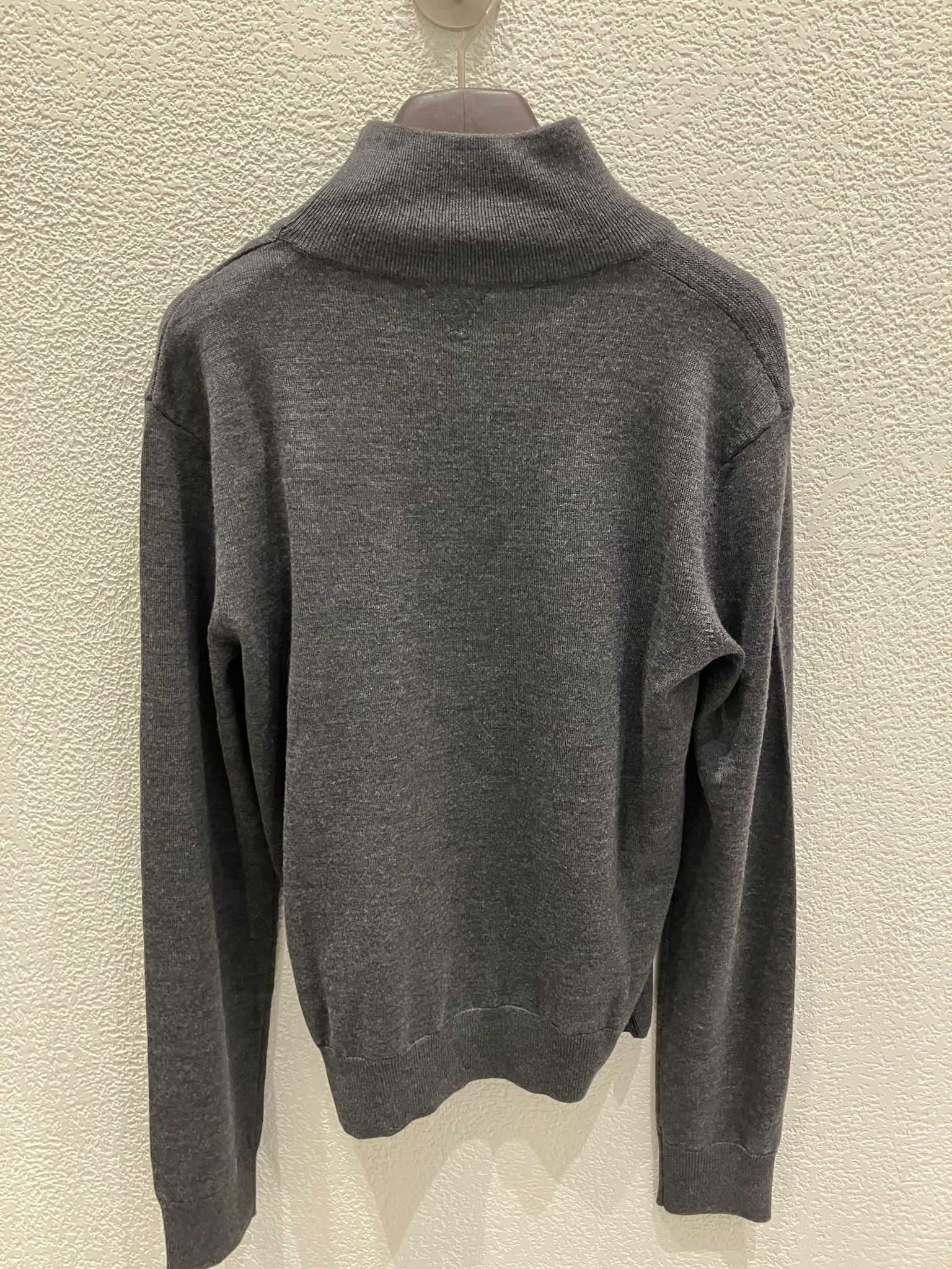 Balenciaga o1n1vont0325 Classic Wool Sweater in Grey Melange Size US M / EU 48-50 / 2 - 3 Thumbnail