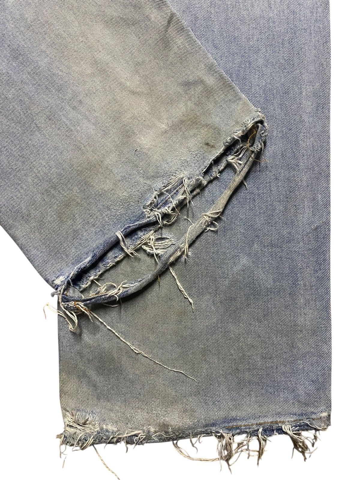 Rocawear Vintage LRG Light Wash Patches Ripped Baggy Jeans Size US 34 / EU 50 - 18 Thumbnail