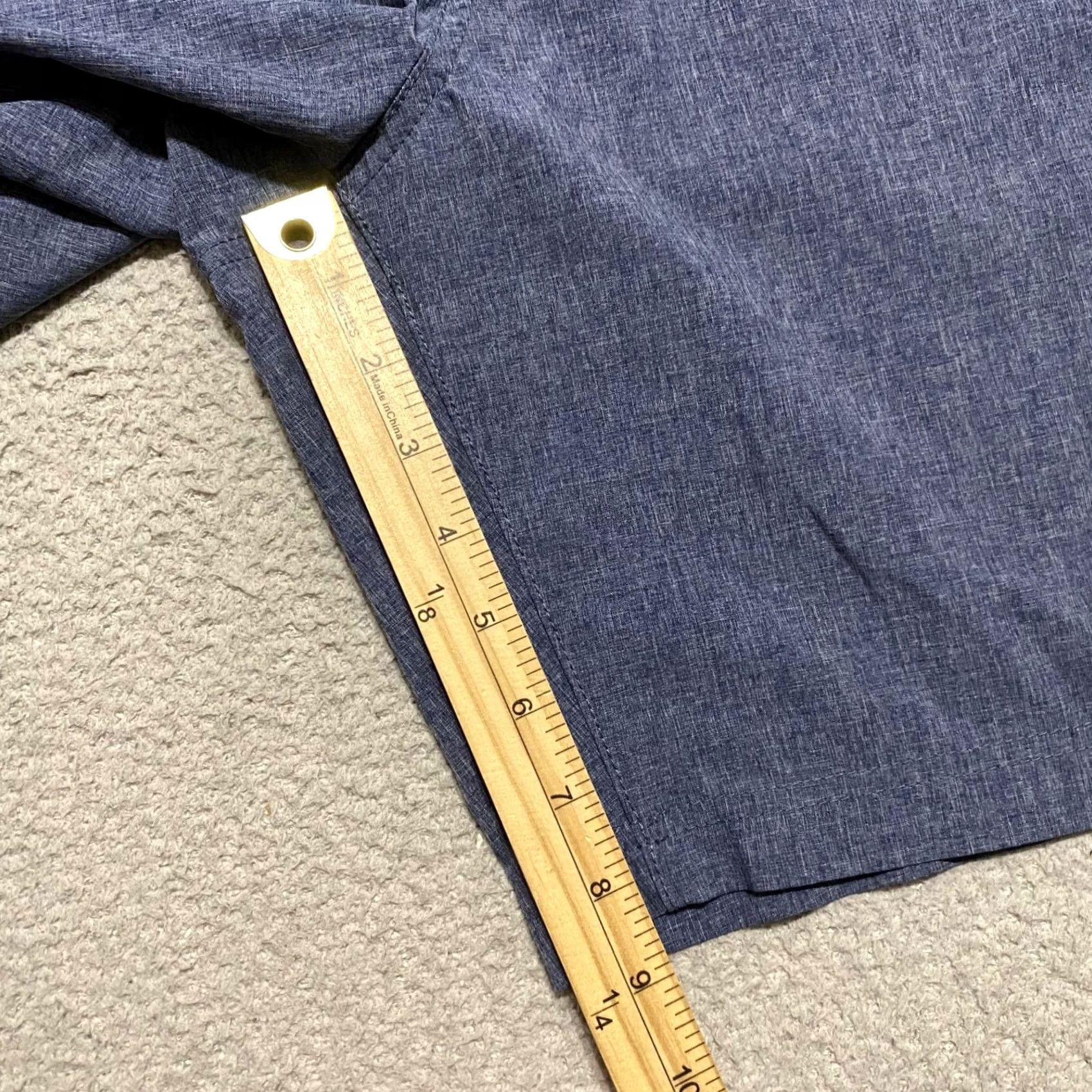 Croft & Barrow Croft & Barrow Mens Shorts Blue Outdoor Chino Pockets Inseam 8" Casual Cargo 36 Inseam 8" Regular Mens Boys? Size US 36 / EU 52 - 4 Thumbnail
