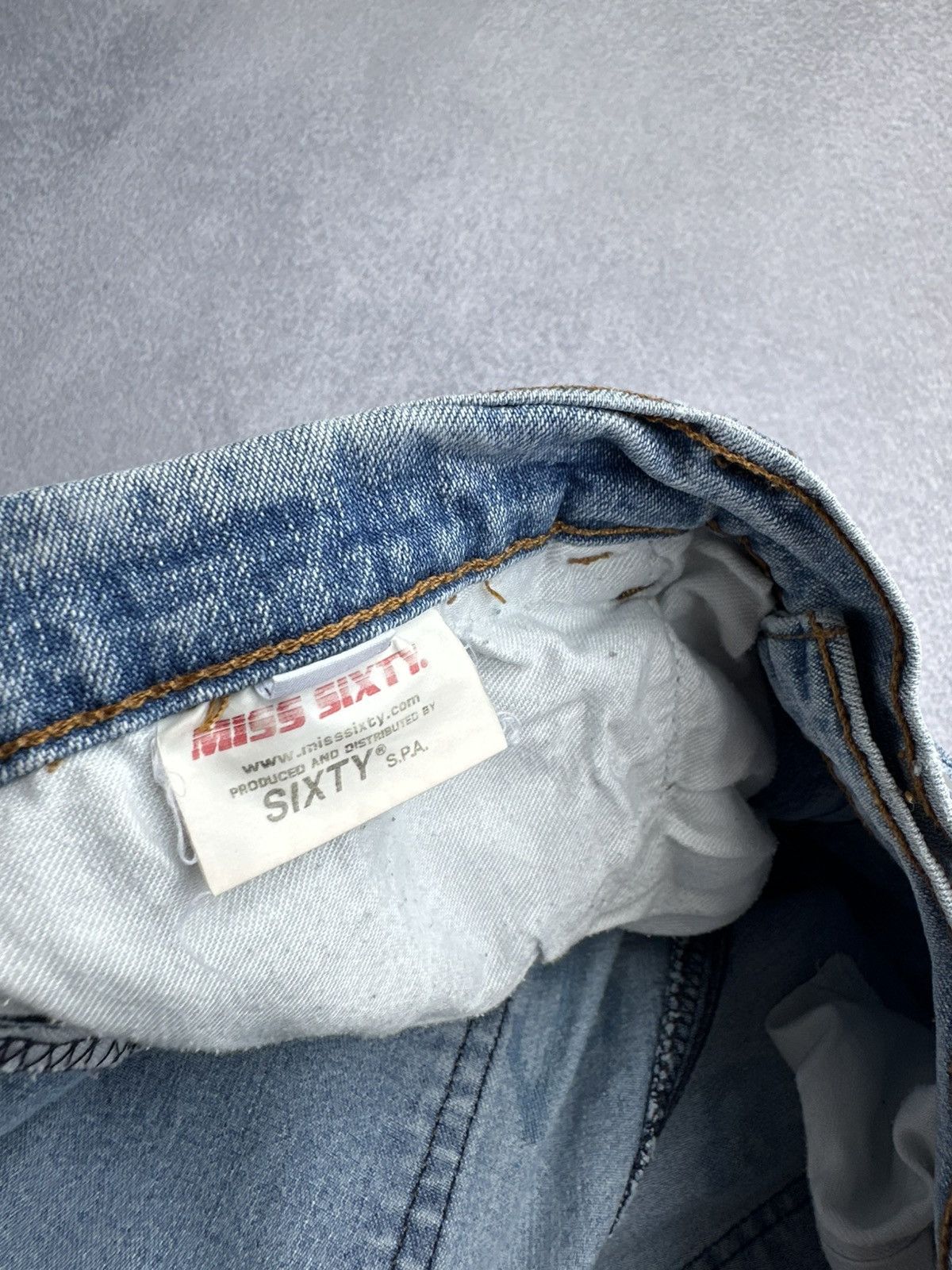 Miss Sixty Vintage Miss Sixty Bootcut Flared Jeans Size 30" / US 8 / IT 44 - 11 Thumbnail