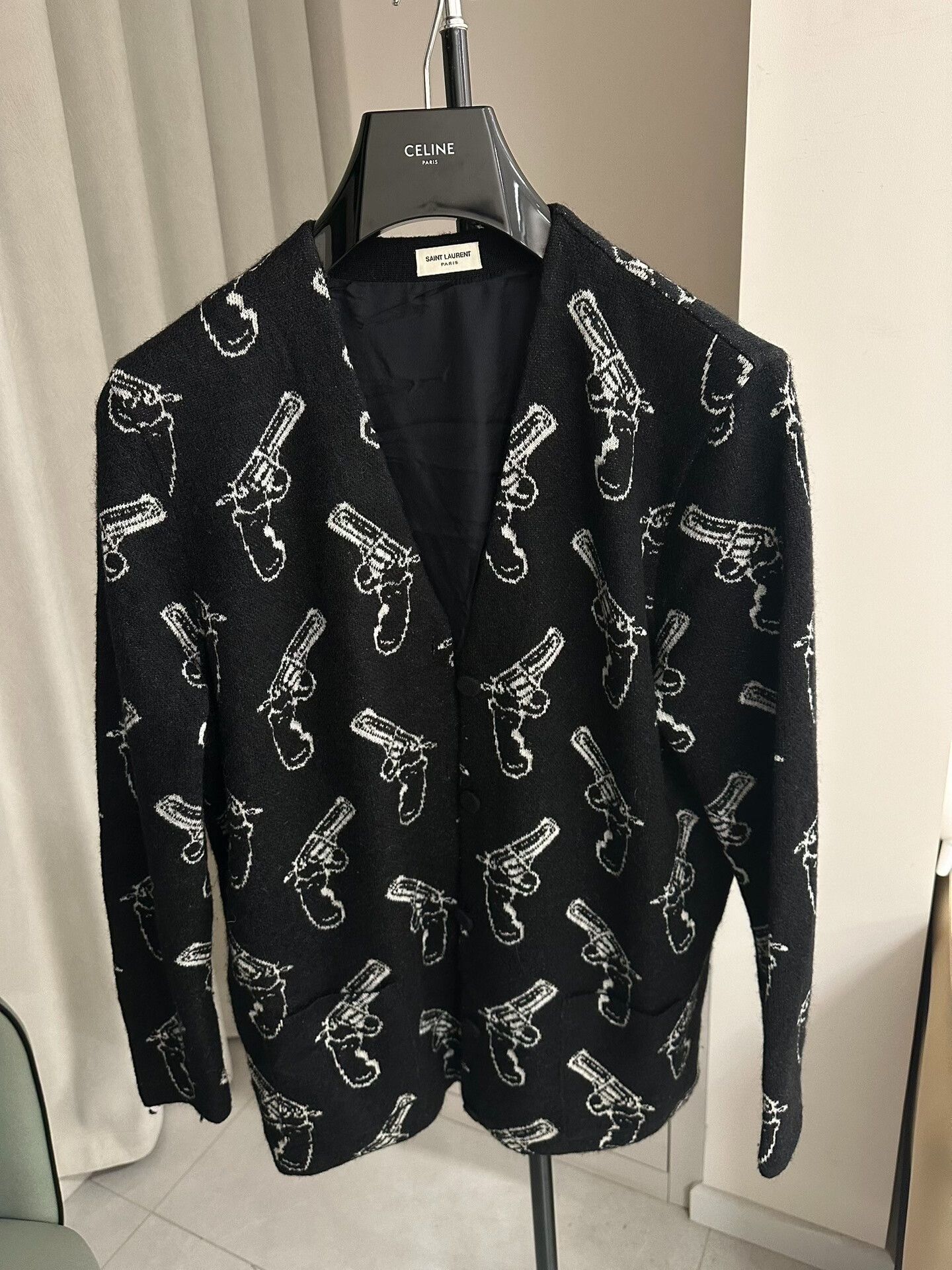 Saint Laurent Paris Saint Laurent Wool Knit Cardigan Size US XS / EU 42 / 0 - 1 Thumbnail