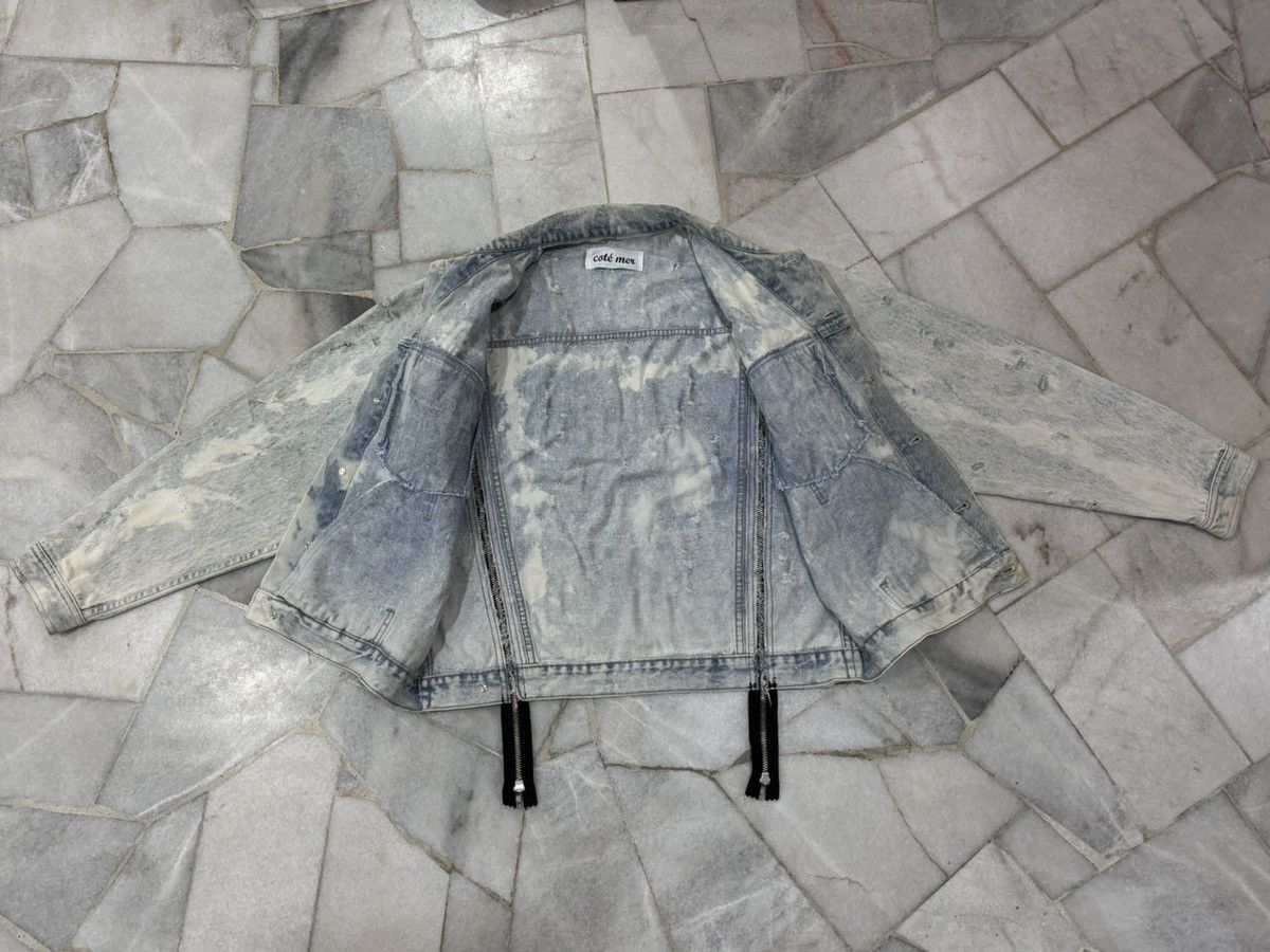 Denime Japanese Brand Denime Jacket Zipper Distressed Design Size US M / EU 48-50 / 2 - 3 Thumbnail