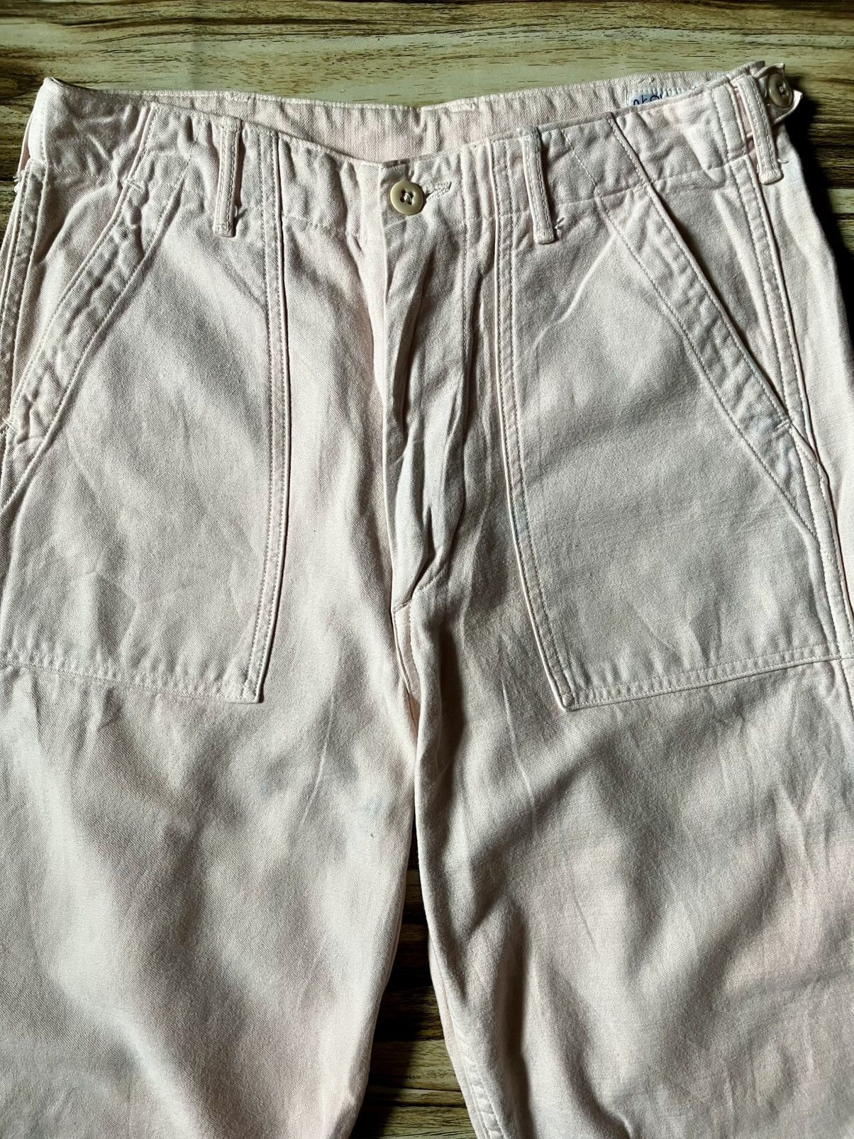 Japanese Brand Slim Fatigue Pant in Dusty Rose Size US 30 / EU 46 - 1 Thumbnail