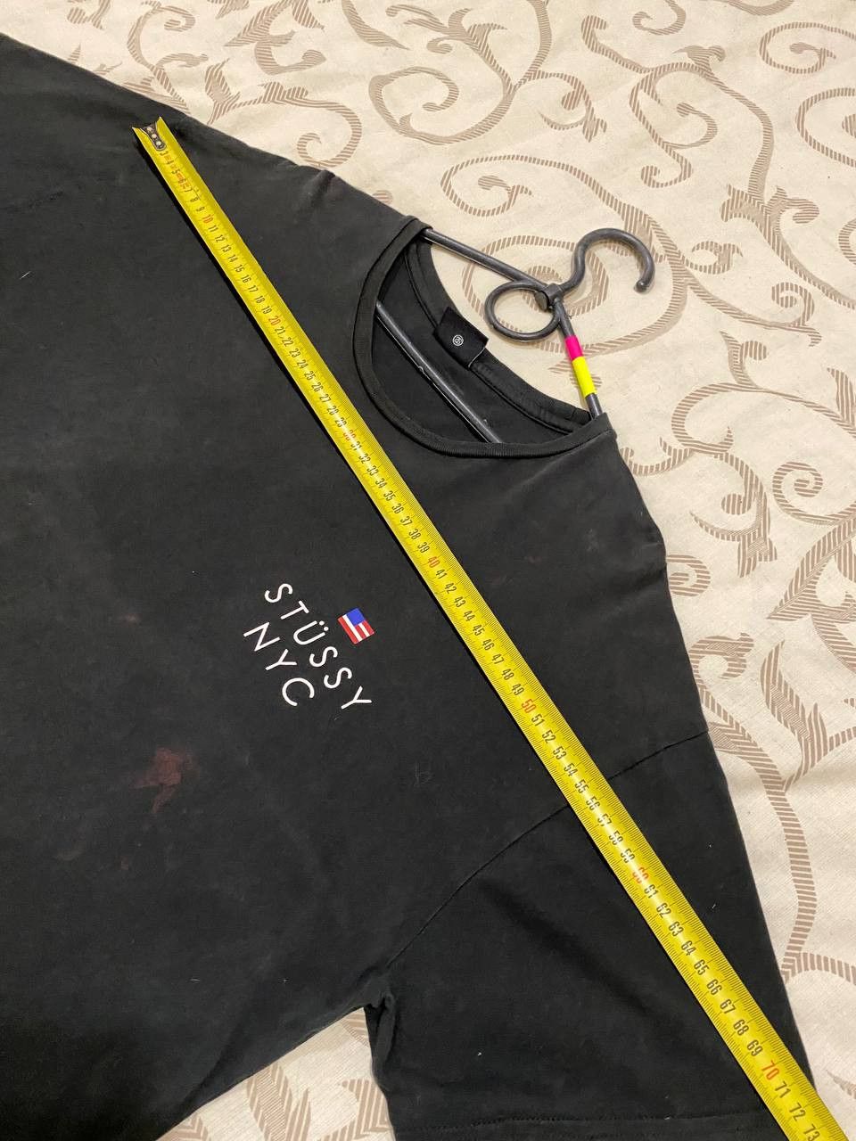 Stussy Stüssy NYC “1980 Worldwide Respect” Black T-Shirt (Size L) Size US L / EU 52-54 / 3 - 12 Thumbnail