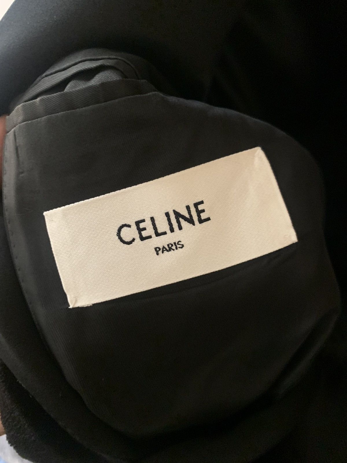Celine Celine 2019FW Velvet Crocodile embossed smoking blazer Size US S / EU 44-46 / 1 - 4 Thumbnail