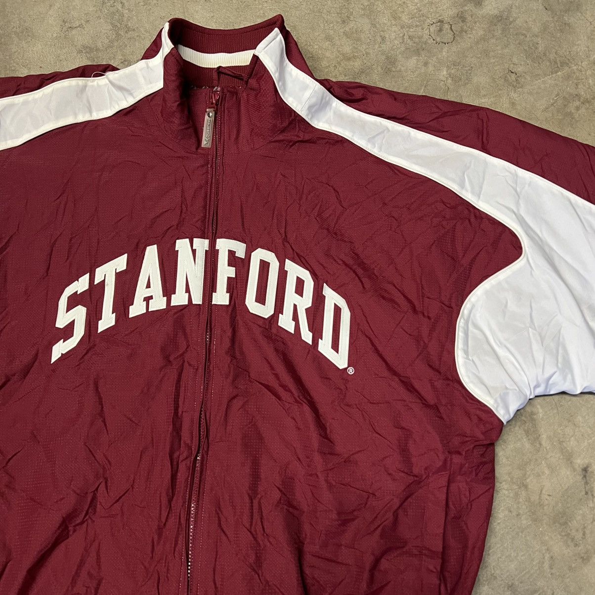 Majestic × Vintage Vintage 2000’s Stanford University Majestic Athletic Jacket Size US XL / EU 56 / 4 - 1 Thumbnail