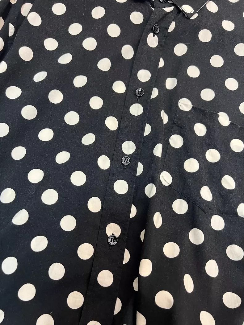 Saint Laurent Paris Saint Laurent Paris size 38 Fringed black and white polka- Size US M / EU 48-50 / 2 - 4 Thumbnail