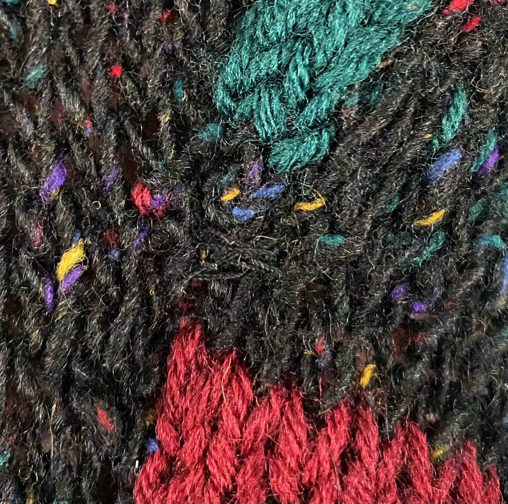 Vintage 90’s Stone Circle 100% Wool Handknit Sweater Medium Size M / US 6-8 / IT 42-44 - 6 Thumbnail