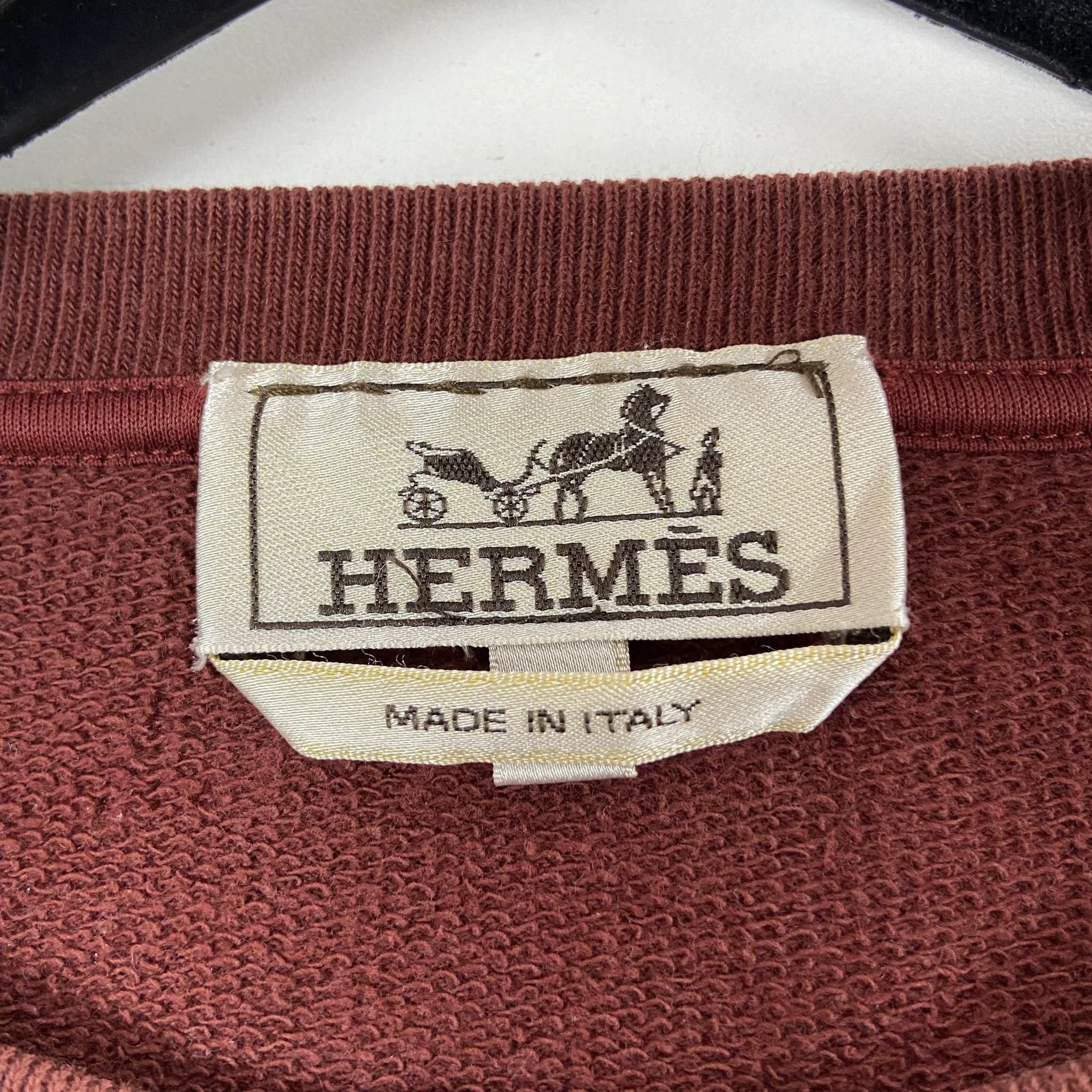 Hermes Hermès Crimson Crewneck Pullover M 8982 Size M / US 6-8 / IT 42-44 - 6 Thumbnail