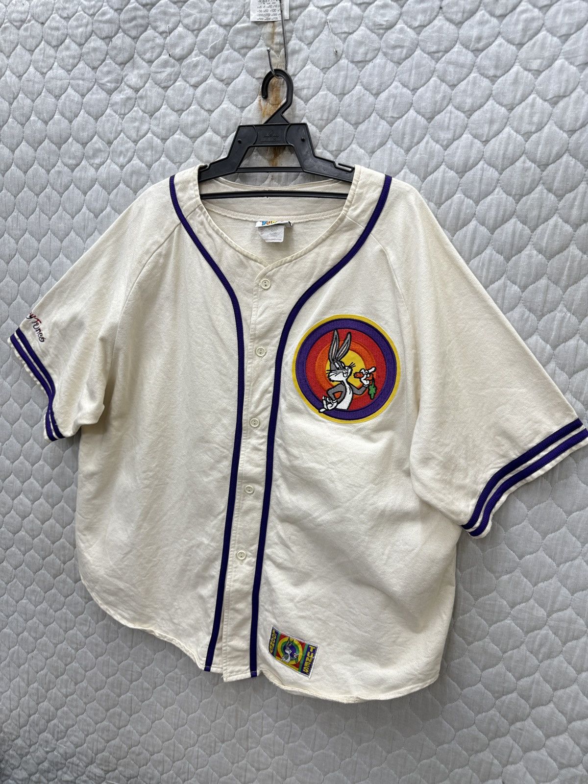 Vintage 🔥🔥🔥VTG LOONEY TUNES BASEBALL SHIRTS Size US XL / EU 56 / 4 - 2 Thumbnail