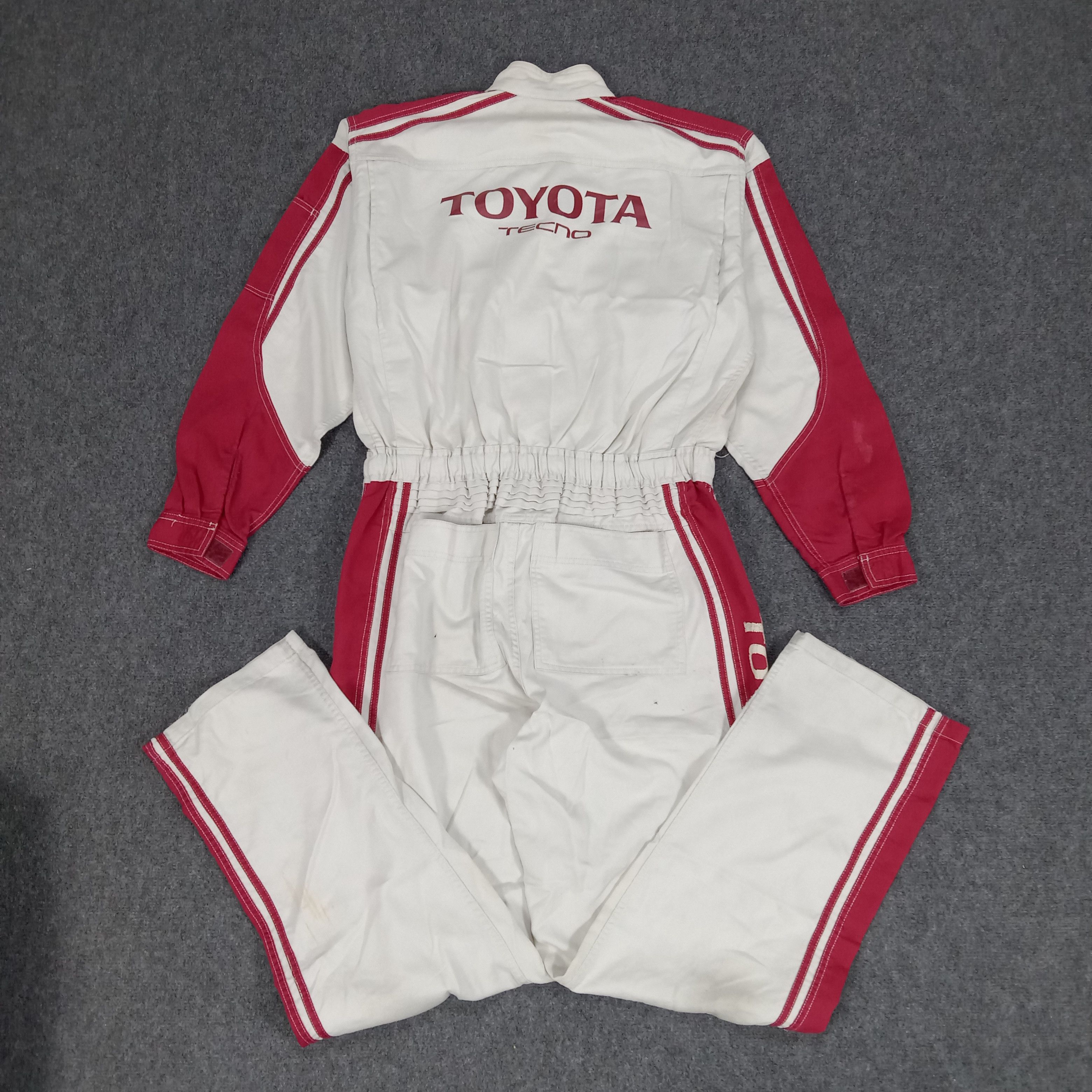 Japanese Brand × Vintage Toyota Tecno Japanese Racing Team Coverall Jacket Size US M / EU 48-50 / 2 - 1 Thumbnail