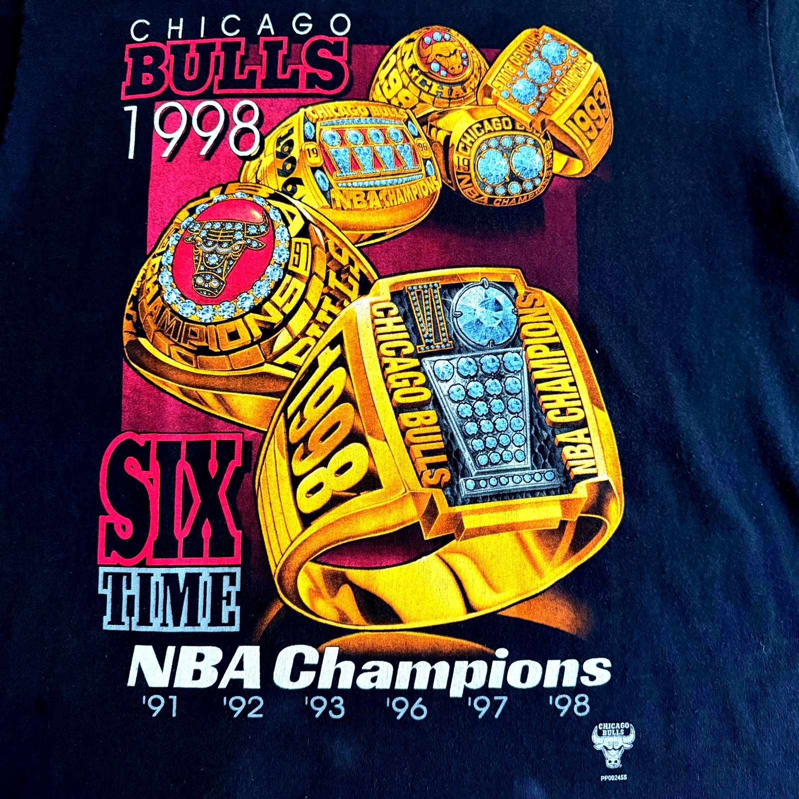 Pro Player Vintage 90s Chicago Bulls Champions Tee Pro Player Large Size US L / EU 52-54 / 3 - 1 Thumbnail