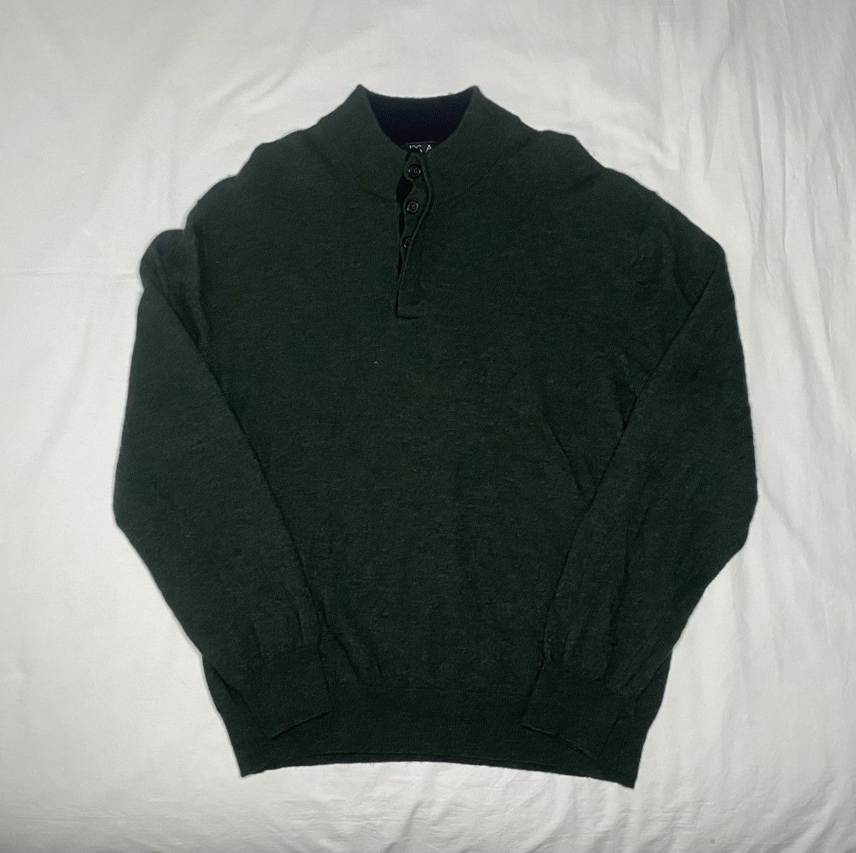 Jos. A. Bank JoS A Bank Executive Collection XL Knit Lambswool Sweater Size US XL / EU 56 / 4 - 1 Thumbnail