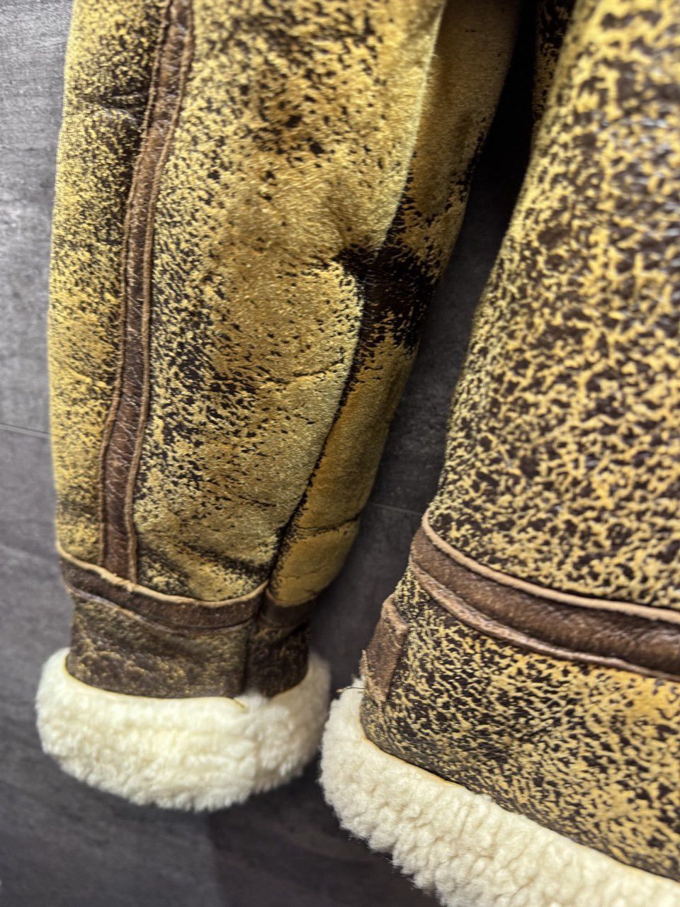 Other F16 Type Aviation Air Force US Army Style Sheepskin Jacket Size US M / EU 48-50 / 2 - 6 Thumbnail